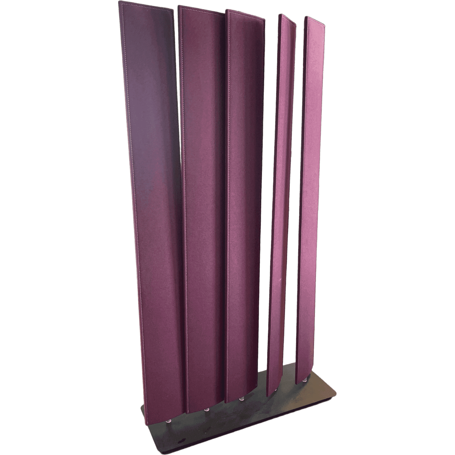 Buzzi Space - BuzziBlinds Purple Fabric Acoustic Arched Partition product image