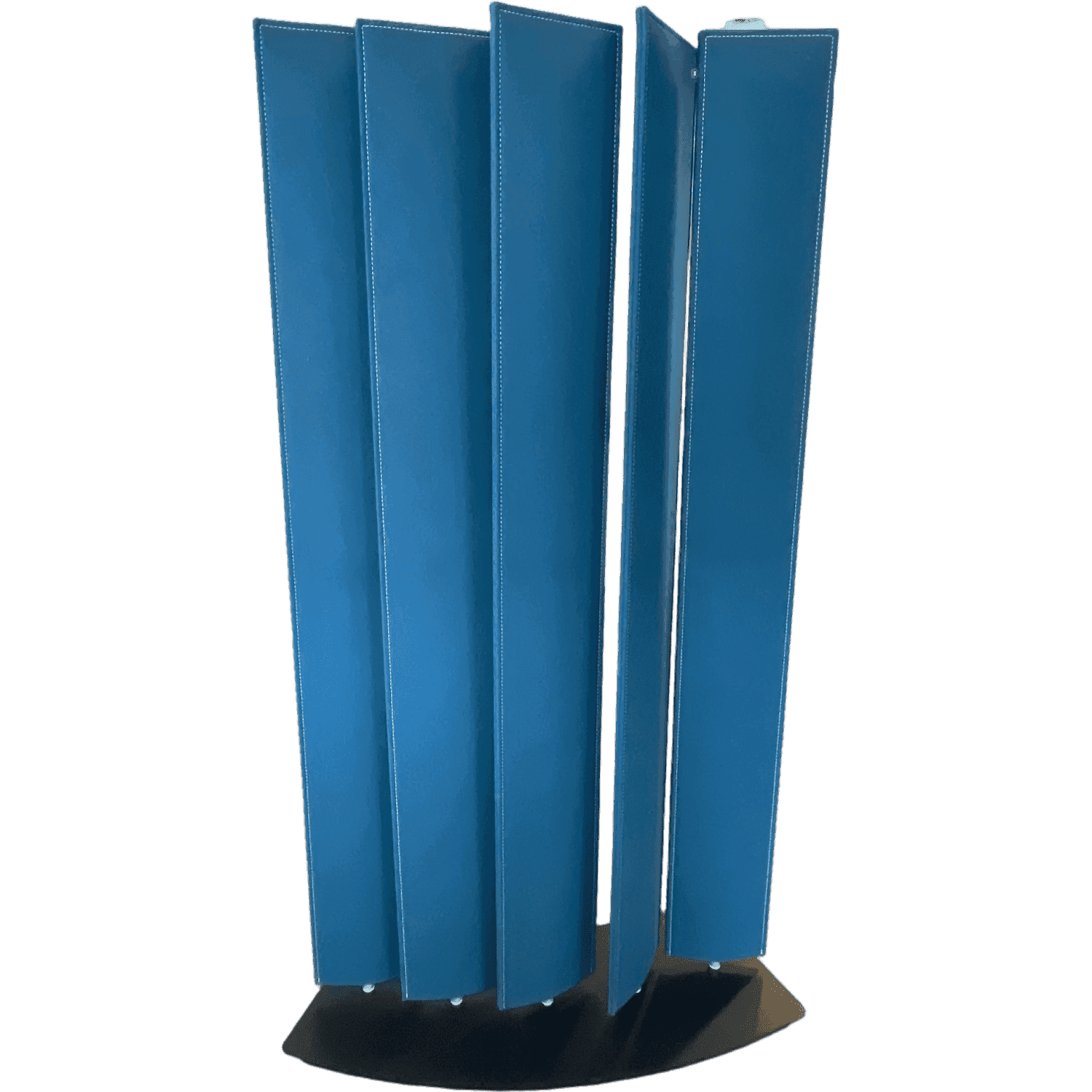 Buzzi Space - BuzziBlinds Blue Fabric Acoustic Arched Partition product image