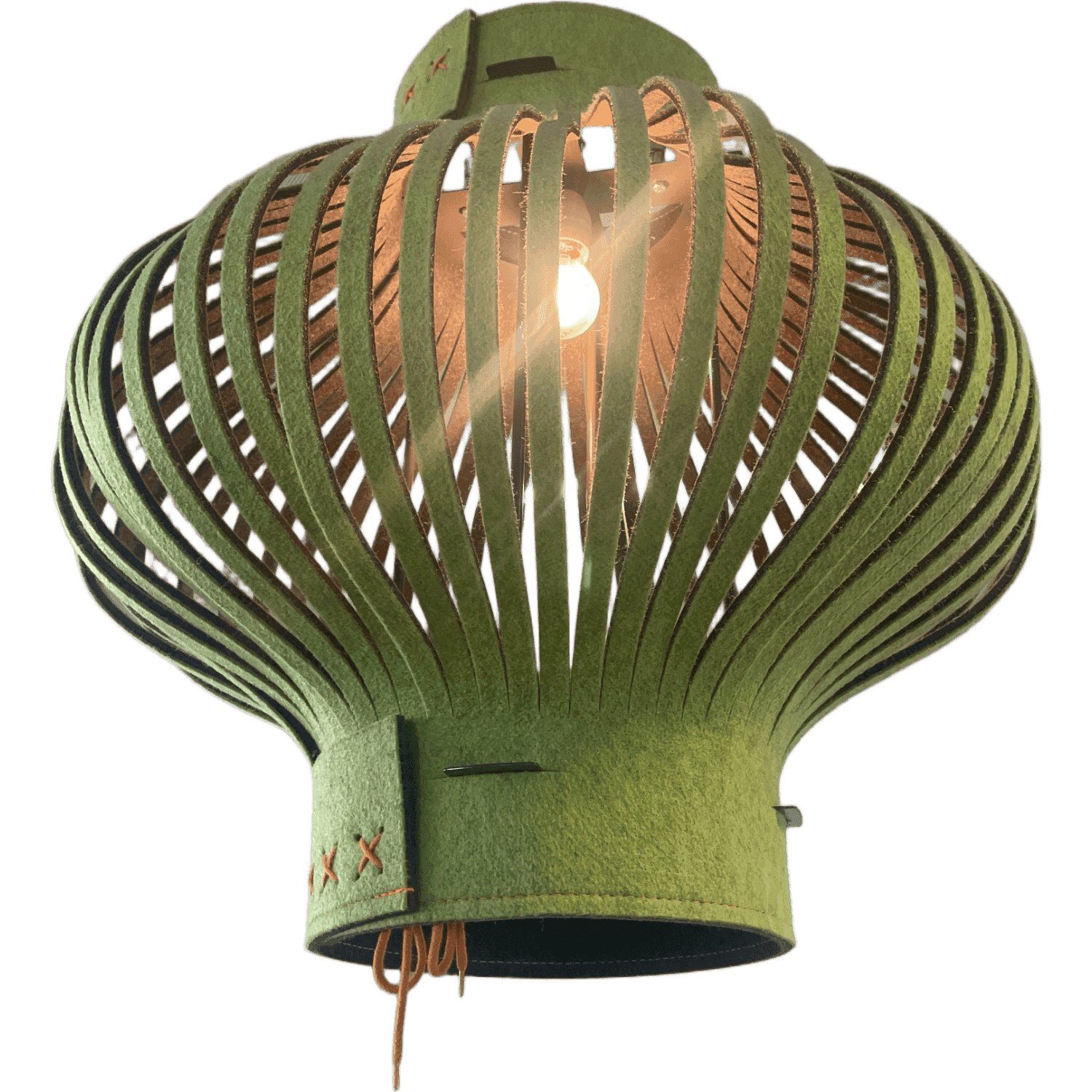 Buzzi Space - BuzziLight Mono Green Fabric Hanging Lamp product image