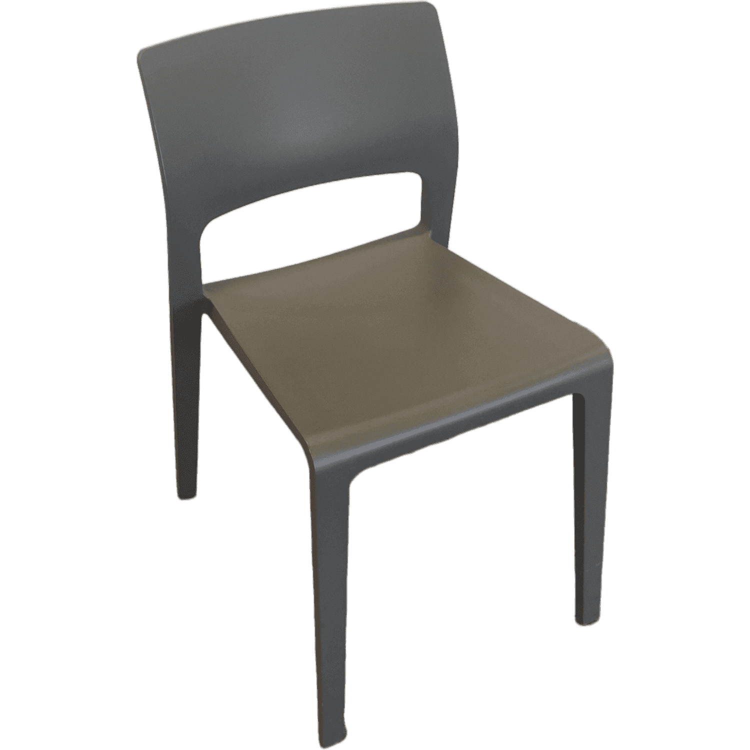 Arper - Juno 02 Gray Stackable Plastic Chair product image