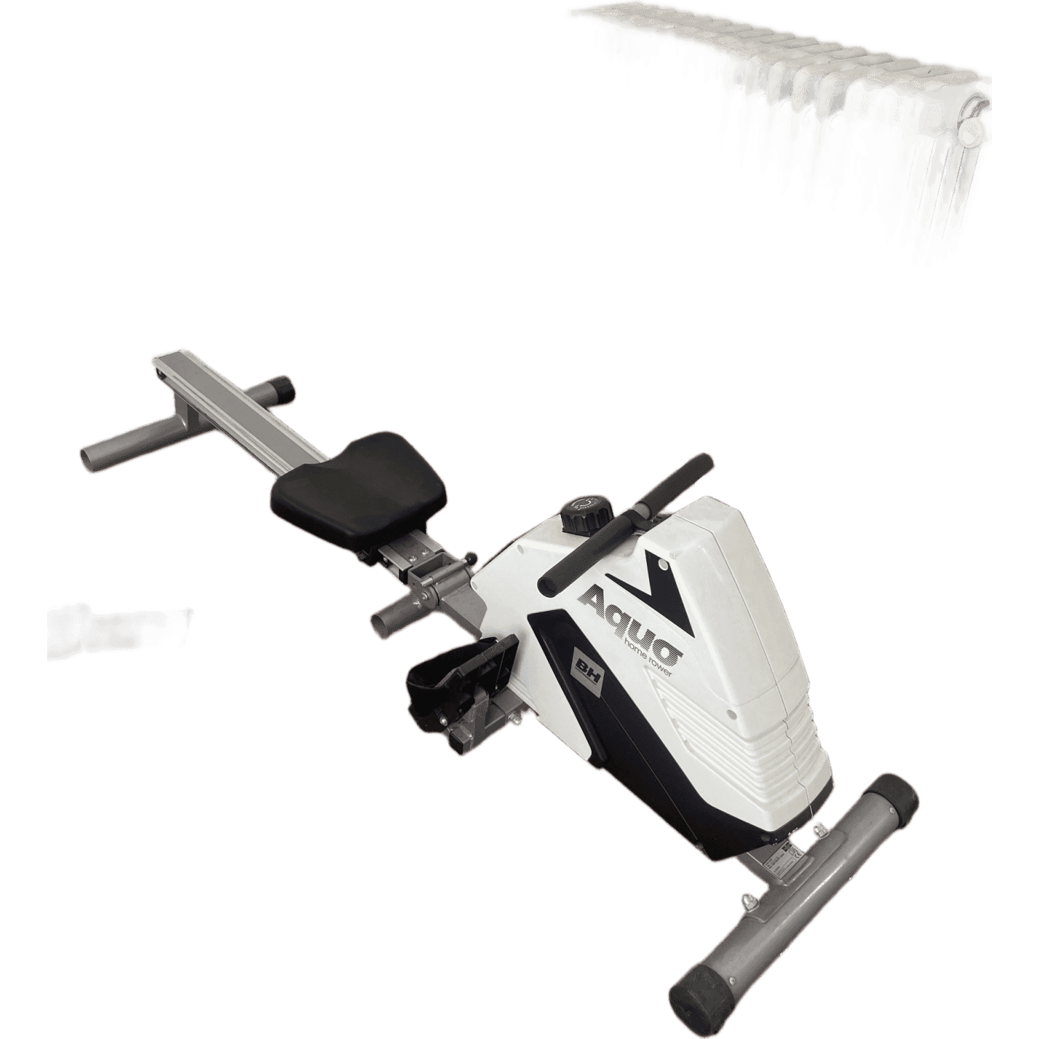 Aquo White Metal home rower product image