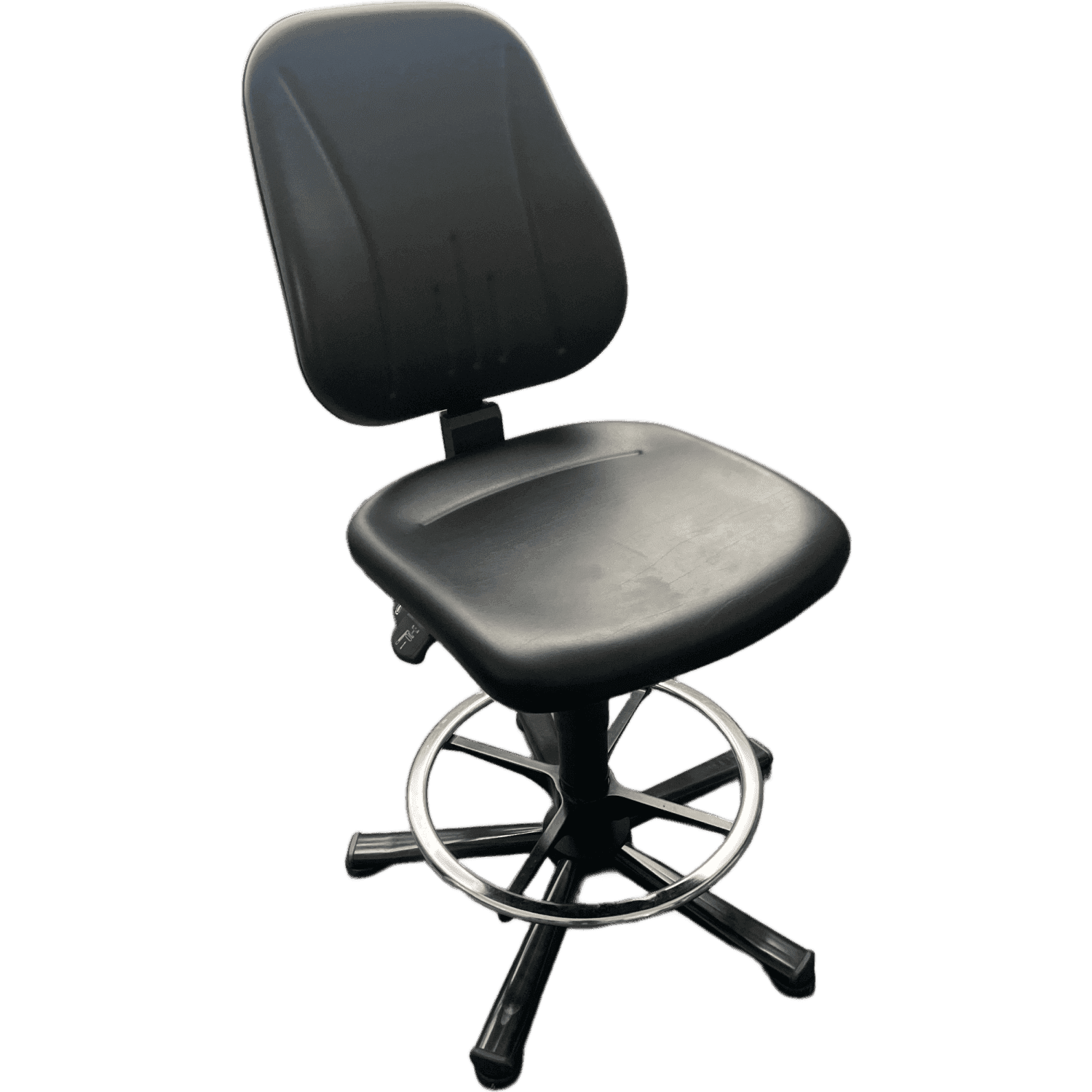 Black Office Chair no Wheels product image