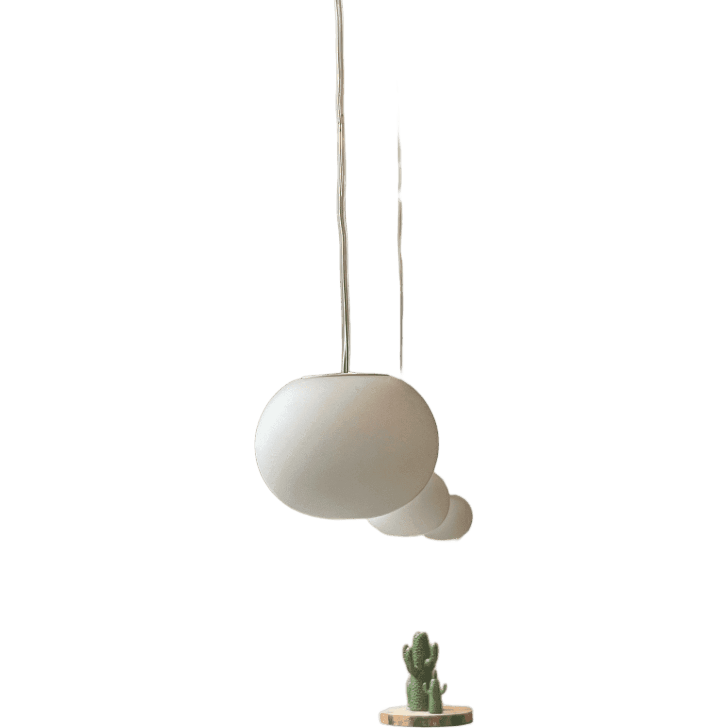 White Glass Lamp product image