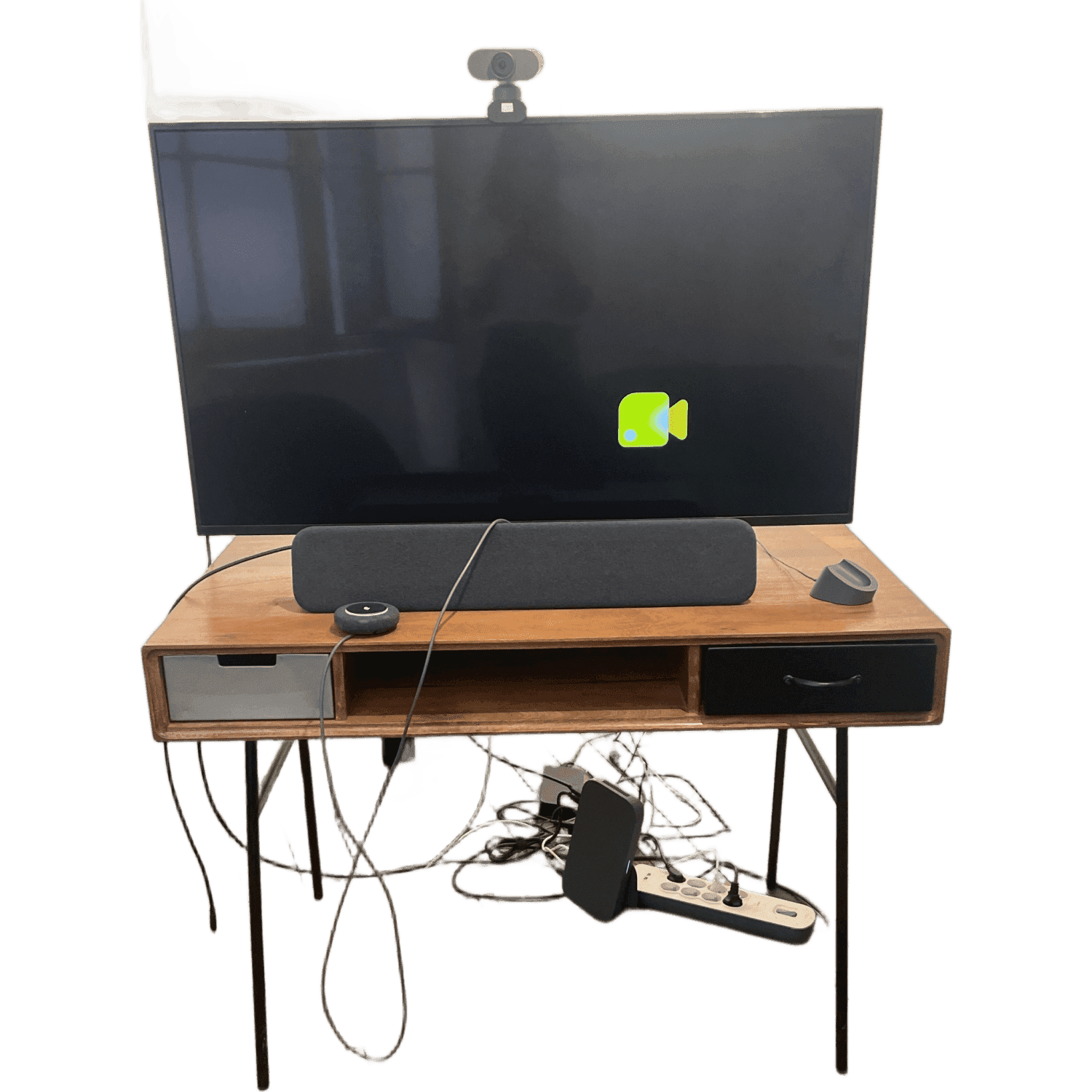 Maison du Monde Brown Wood Rectangular Desk product image