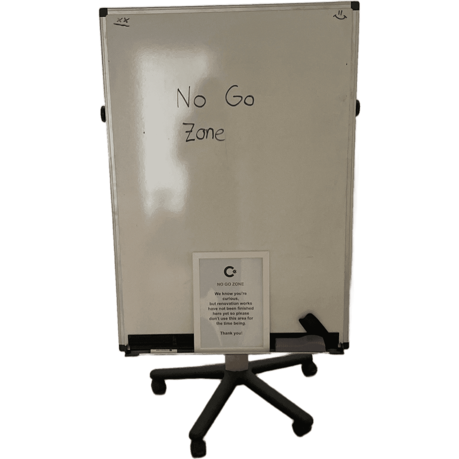 White Metal Whiteboard product image