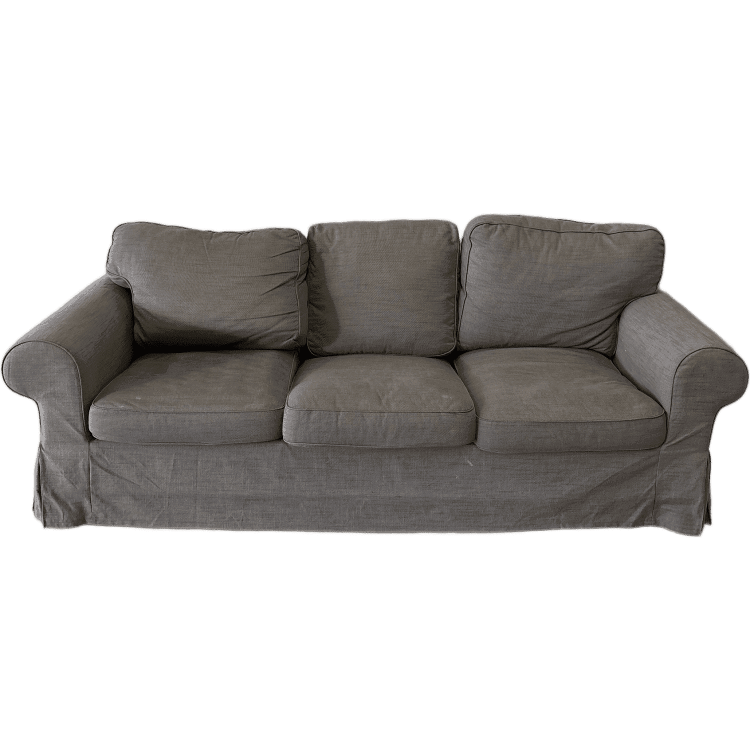 Gray Fabric Couch with Cushions product image