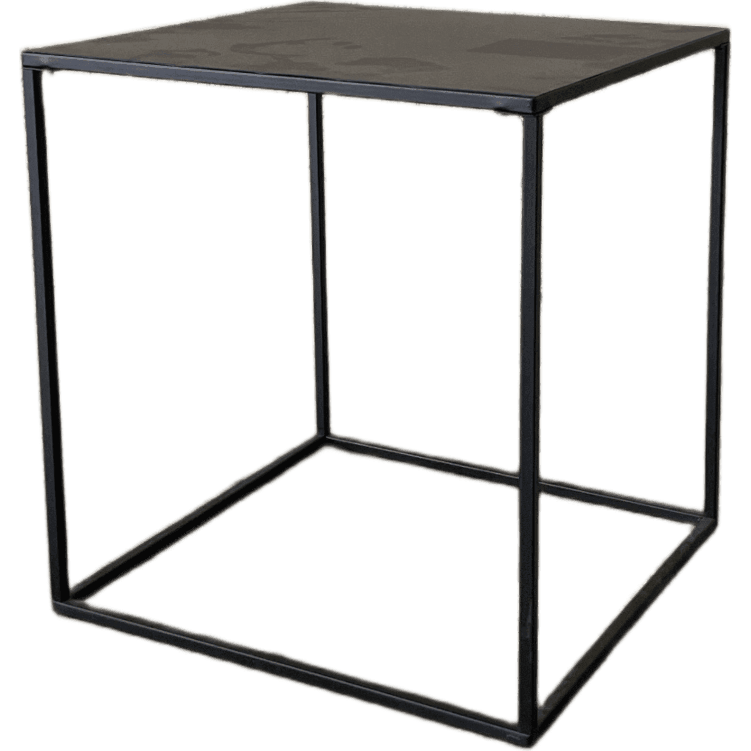 Black Metal square Table product image