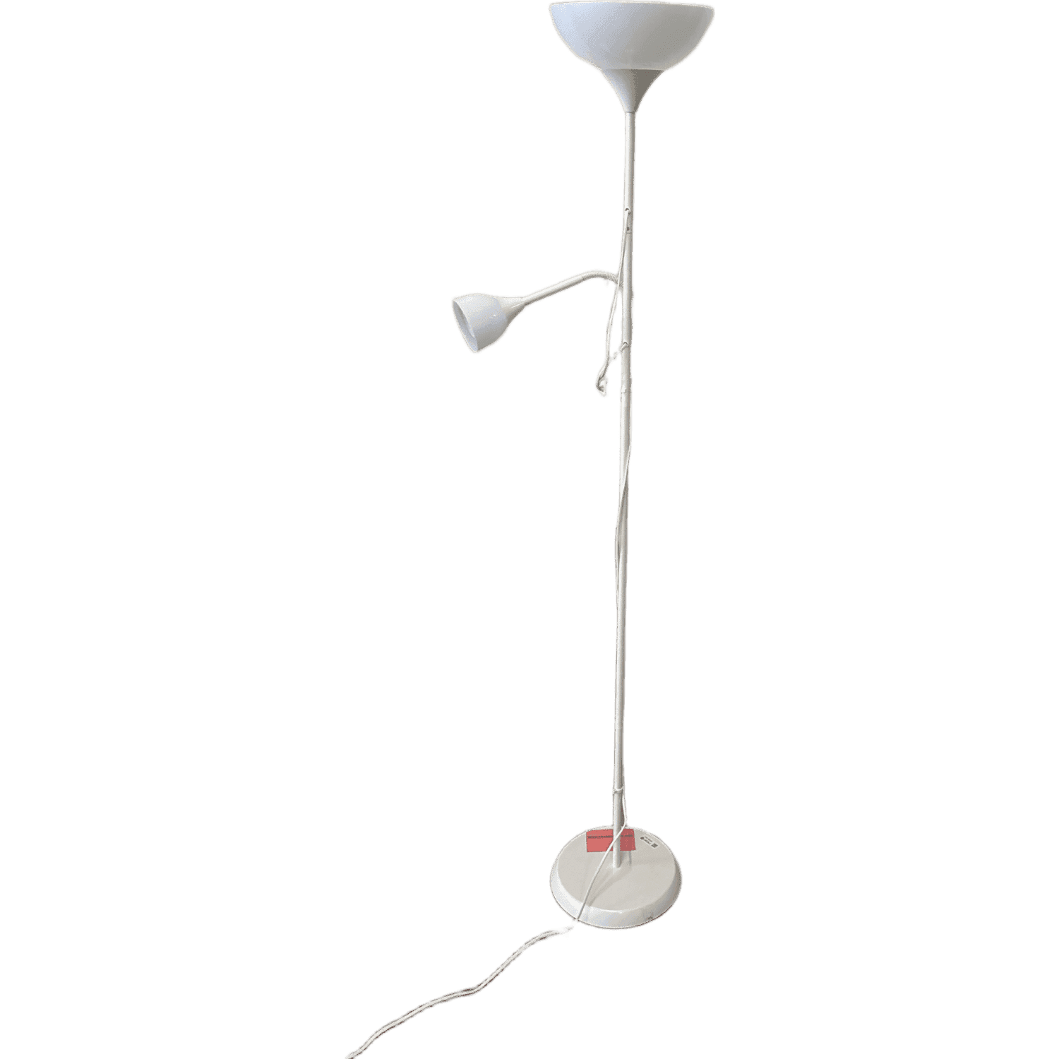White Metal Floor Lamp product image