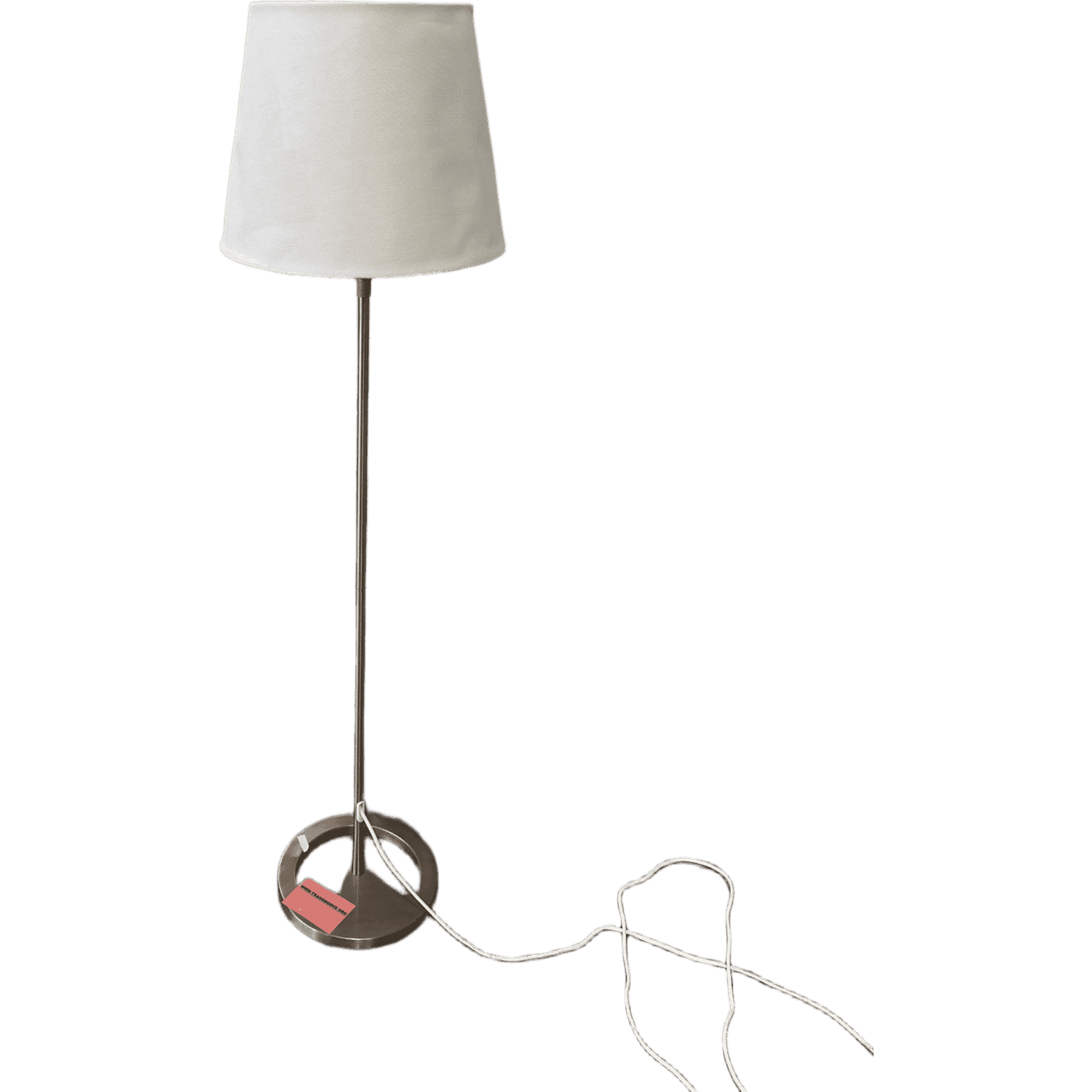 White Metal Floor Lamp product image