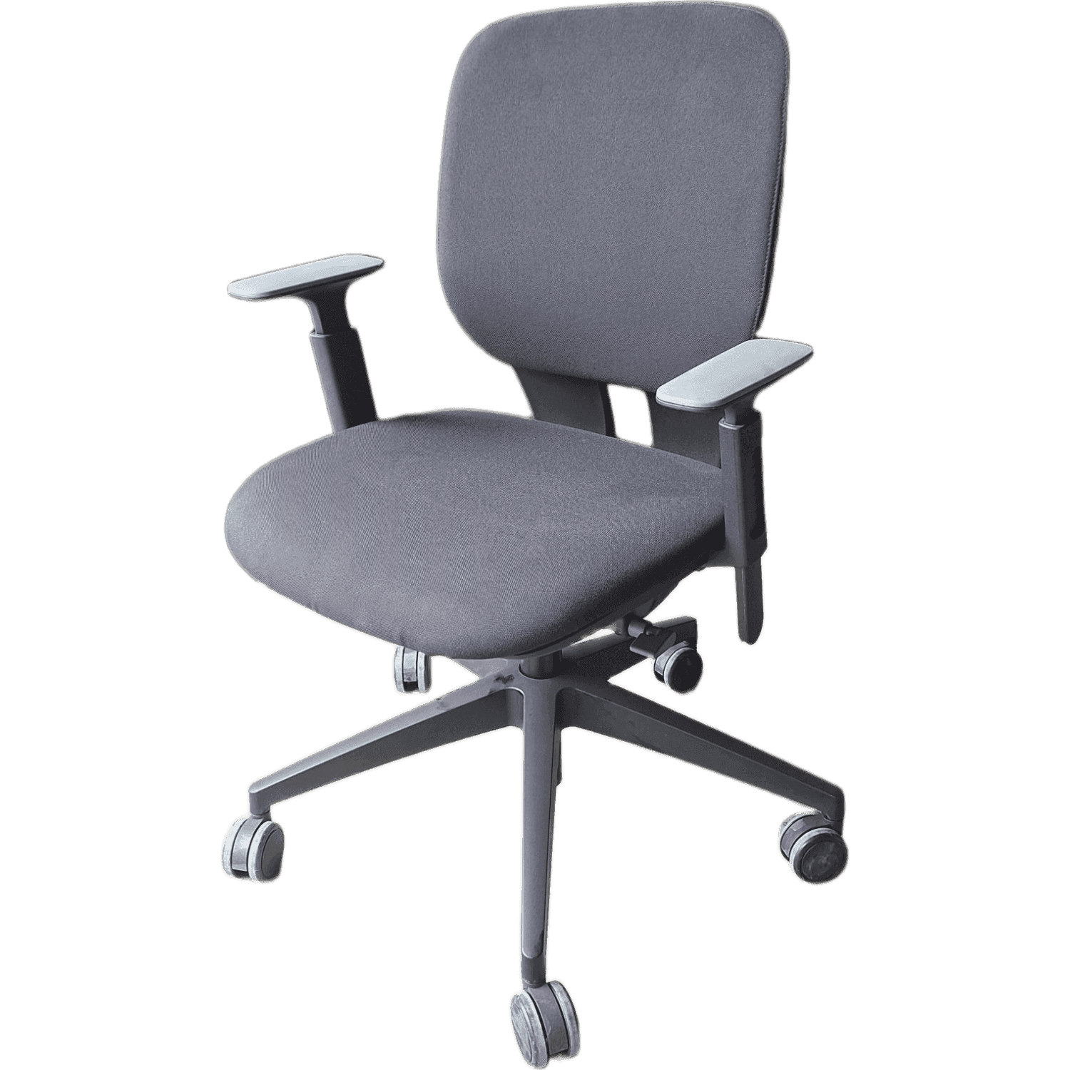 Klober Mera 98 Black Fabric Office Chair by Jörg Bernauer product image