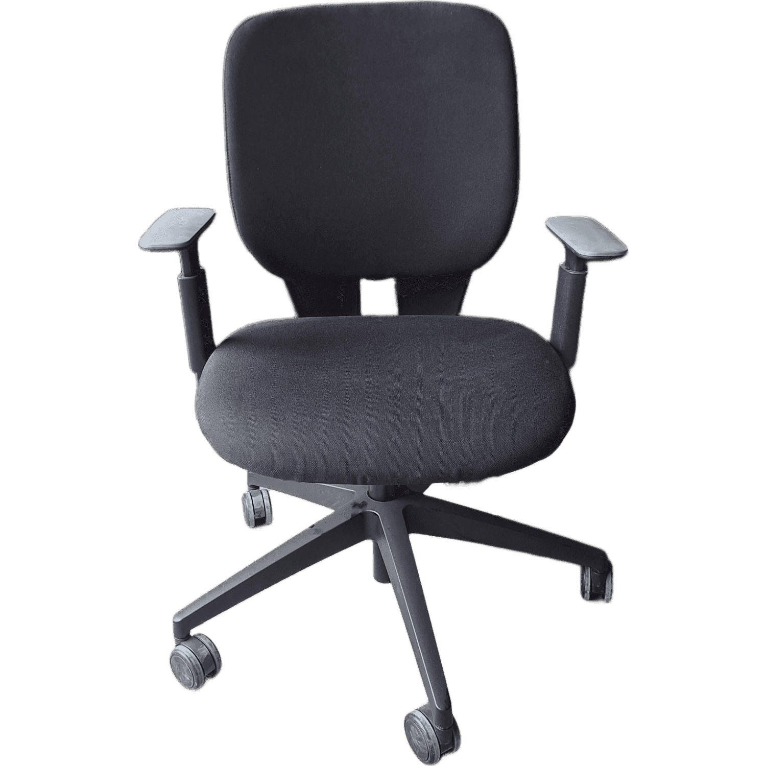 Klober Mera 98 Black Fabric Office Chair by Jörg Bernauer product image
