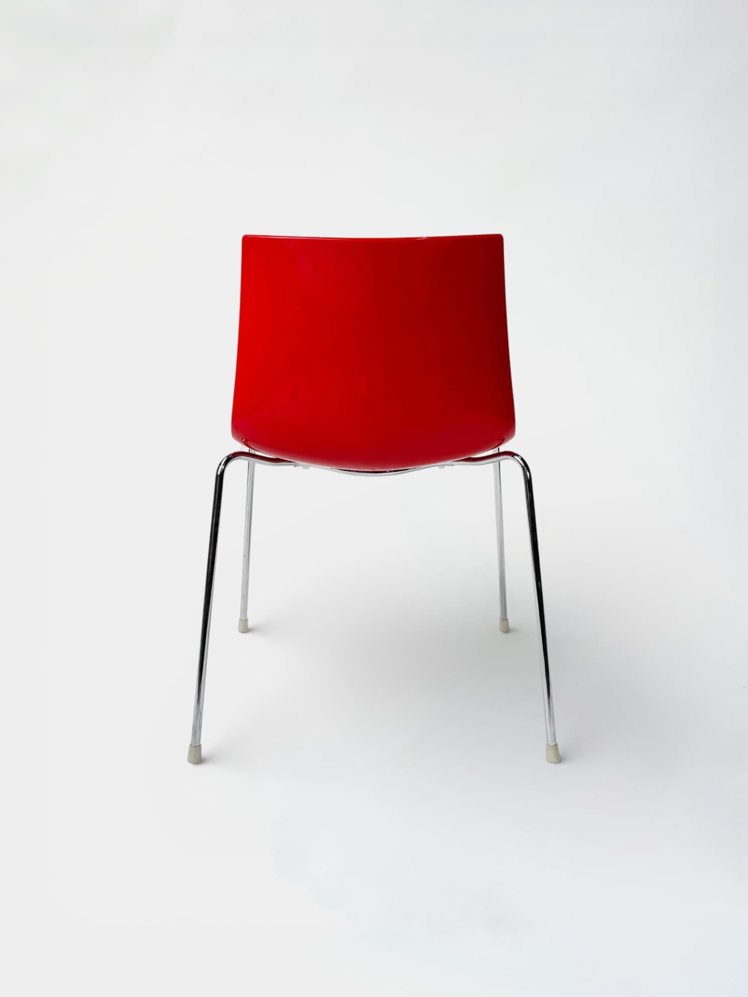 ARPER Rood Wit kunststof stoel-2