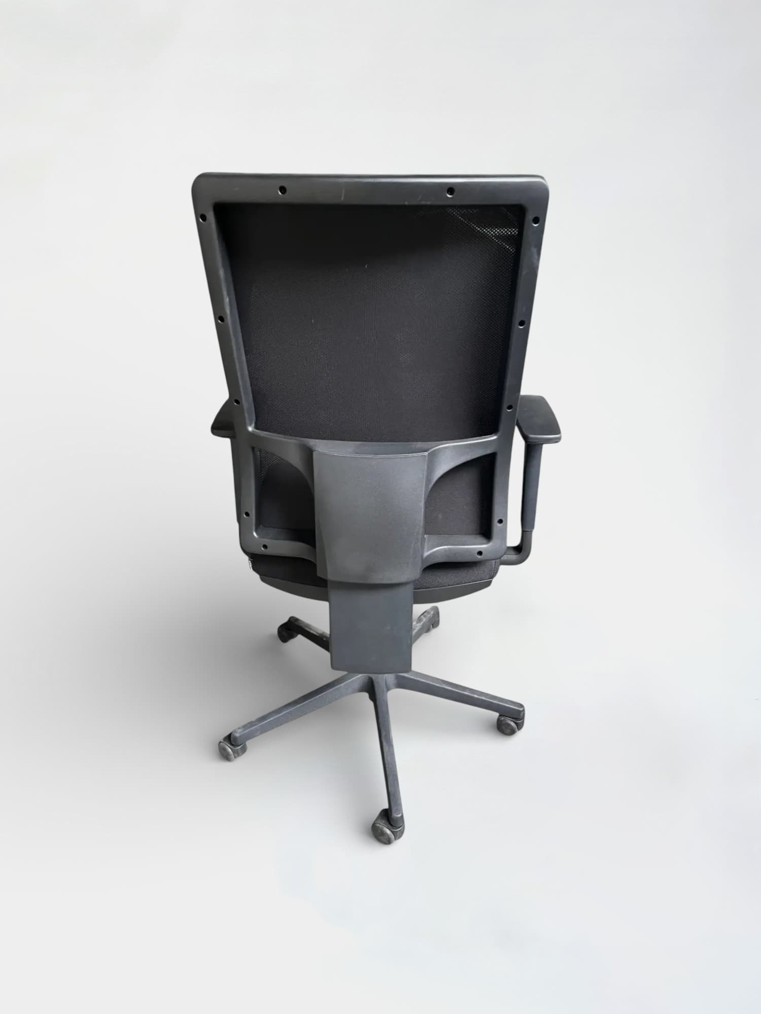 Sitland Siège de bureau noir avec dossier en maille-1