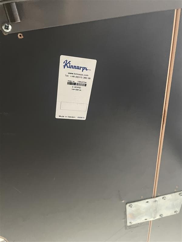 Kinnarps vergadertafel van 200 cm, beige hout-3