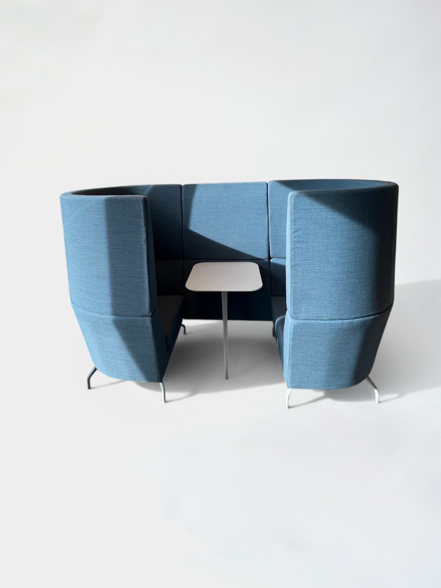 Orangebox Canapé/alcôve en tissu bleu-0