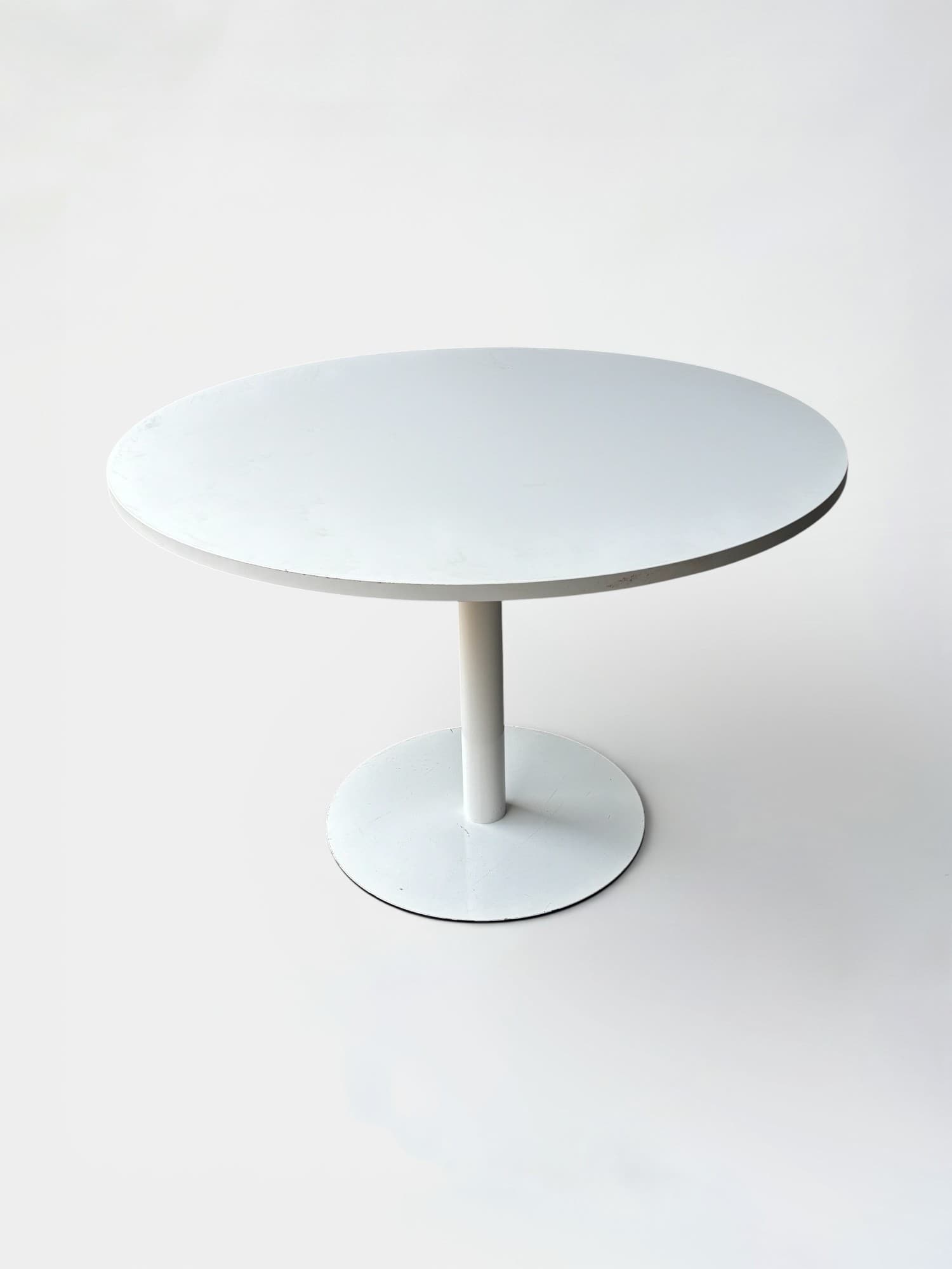 Table ronde blanche de 120 cm-0