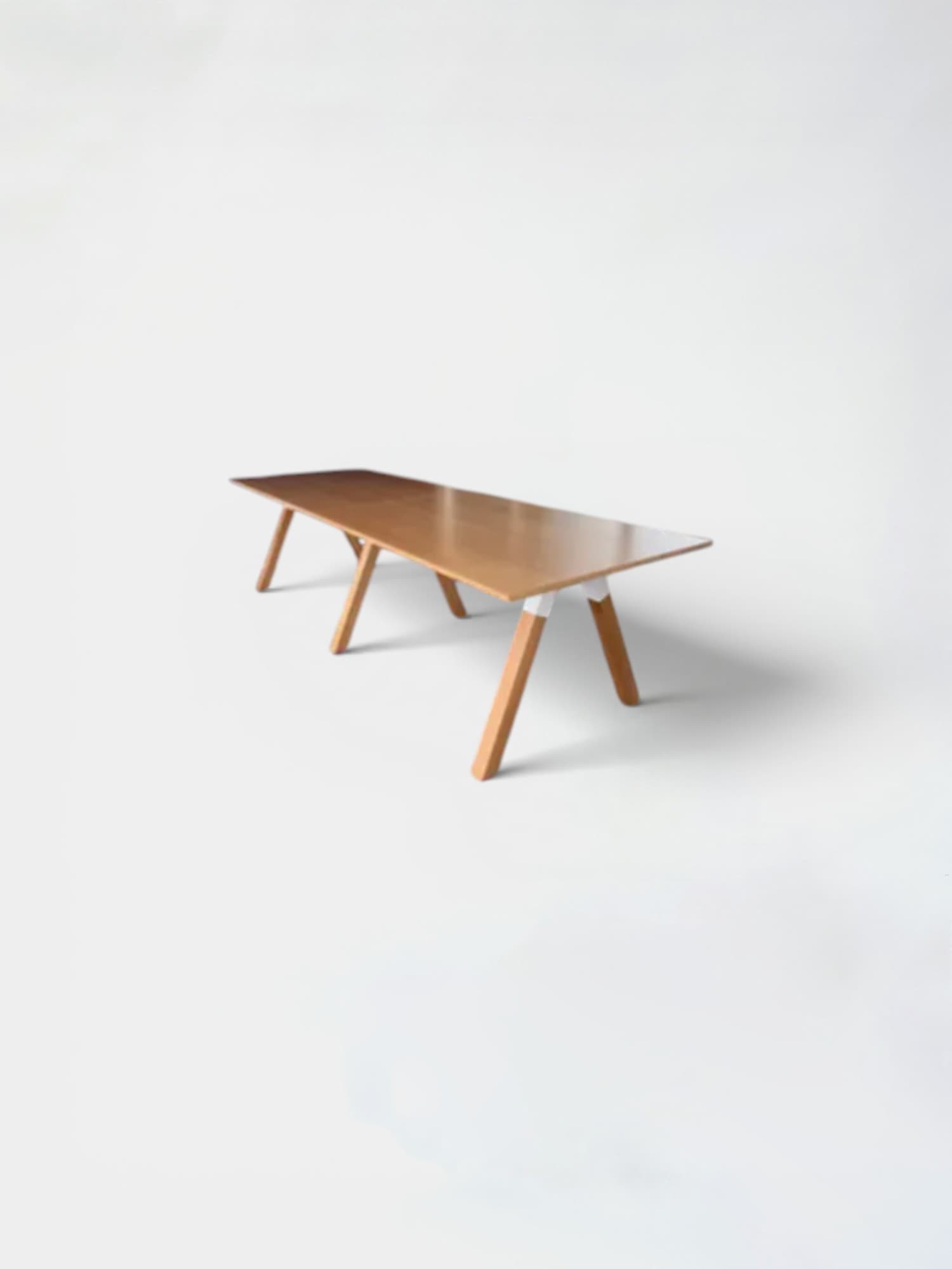 Table de réunion Martela Frankie, 300 cm, bois brun