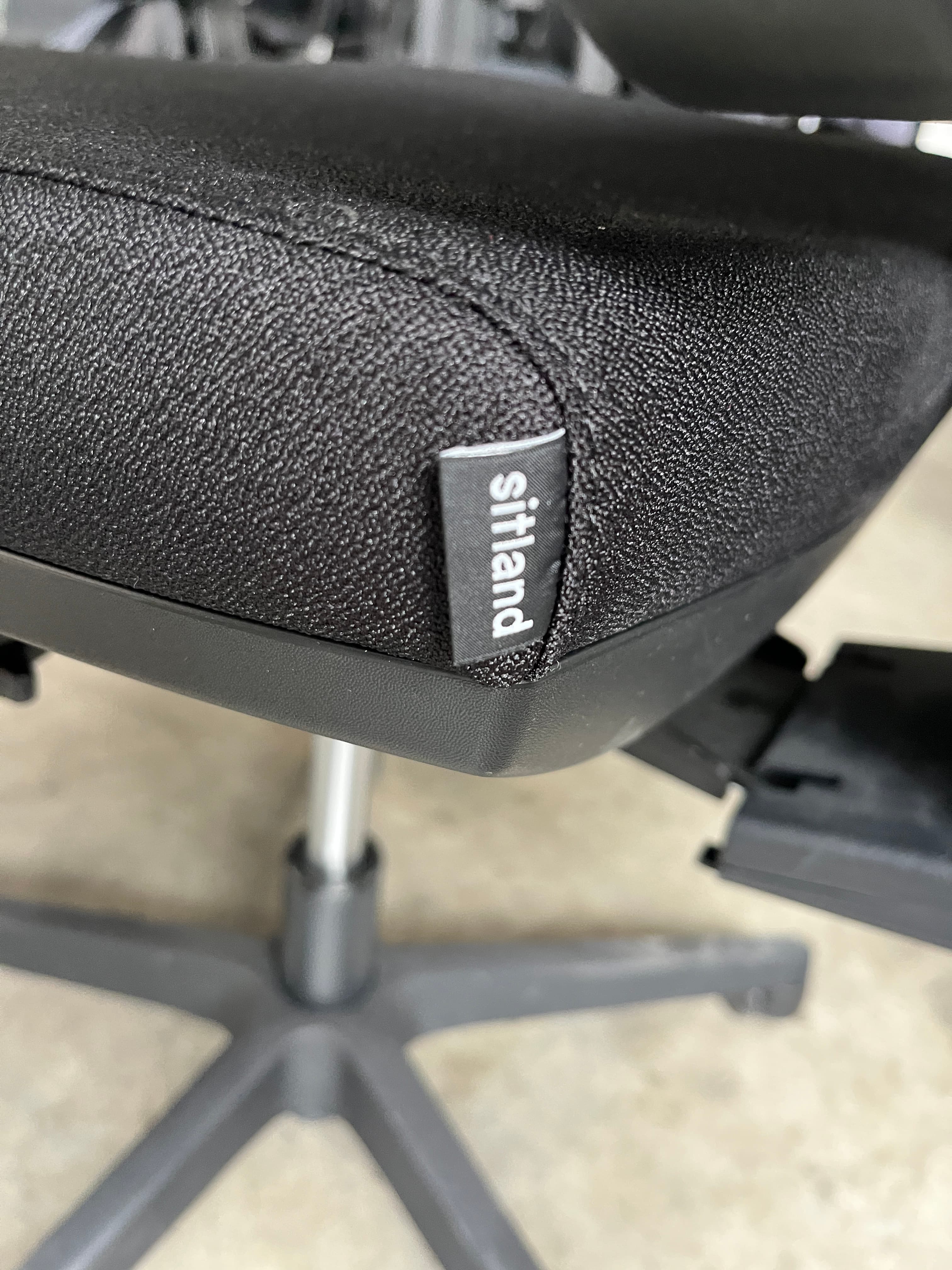 Sitland Siège de bureau noir avec dossier en maille-3