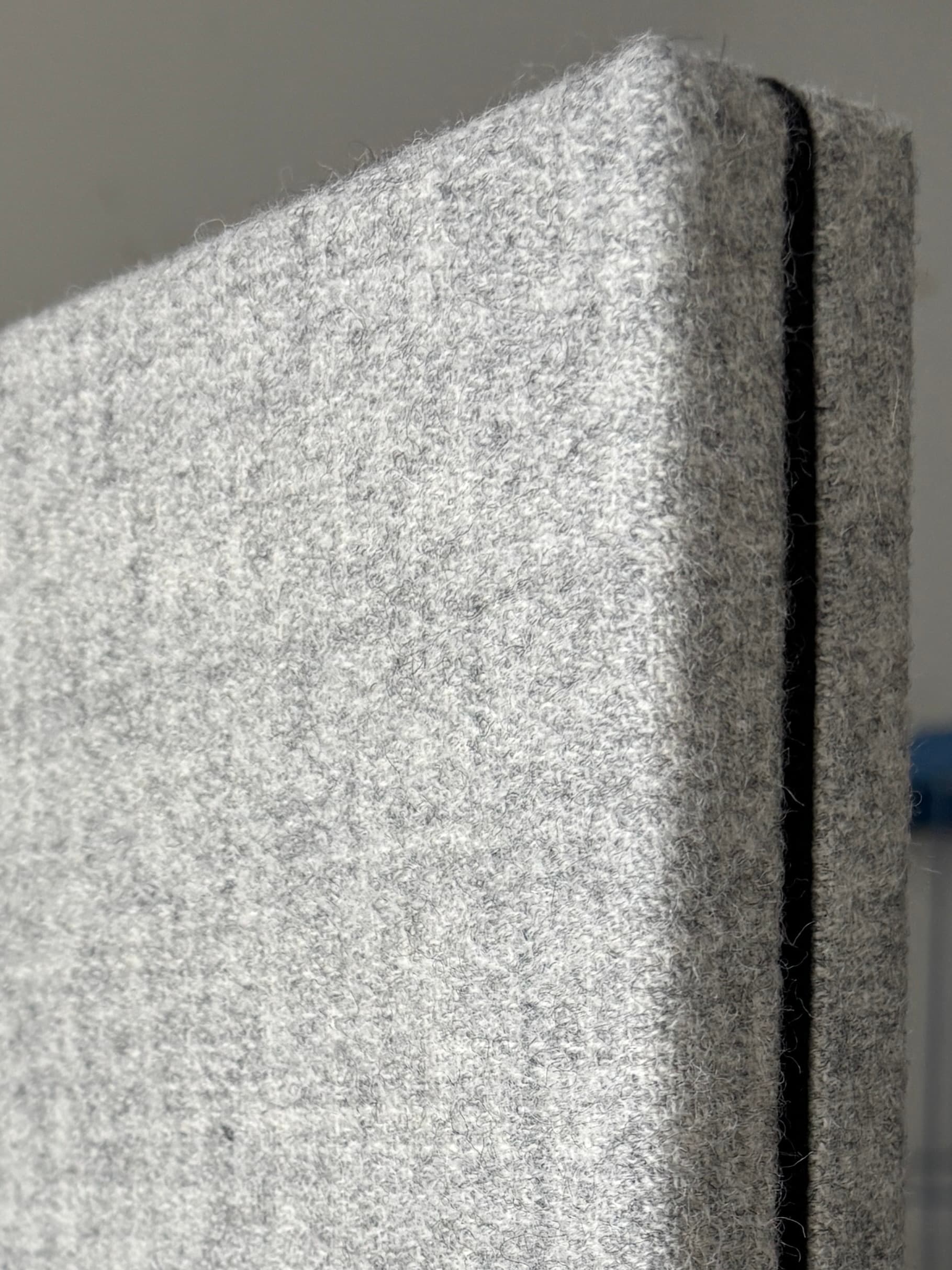 Panneau acoustique en tissu gris de 160 cm-4