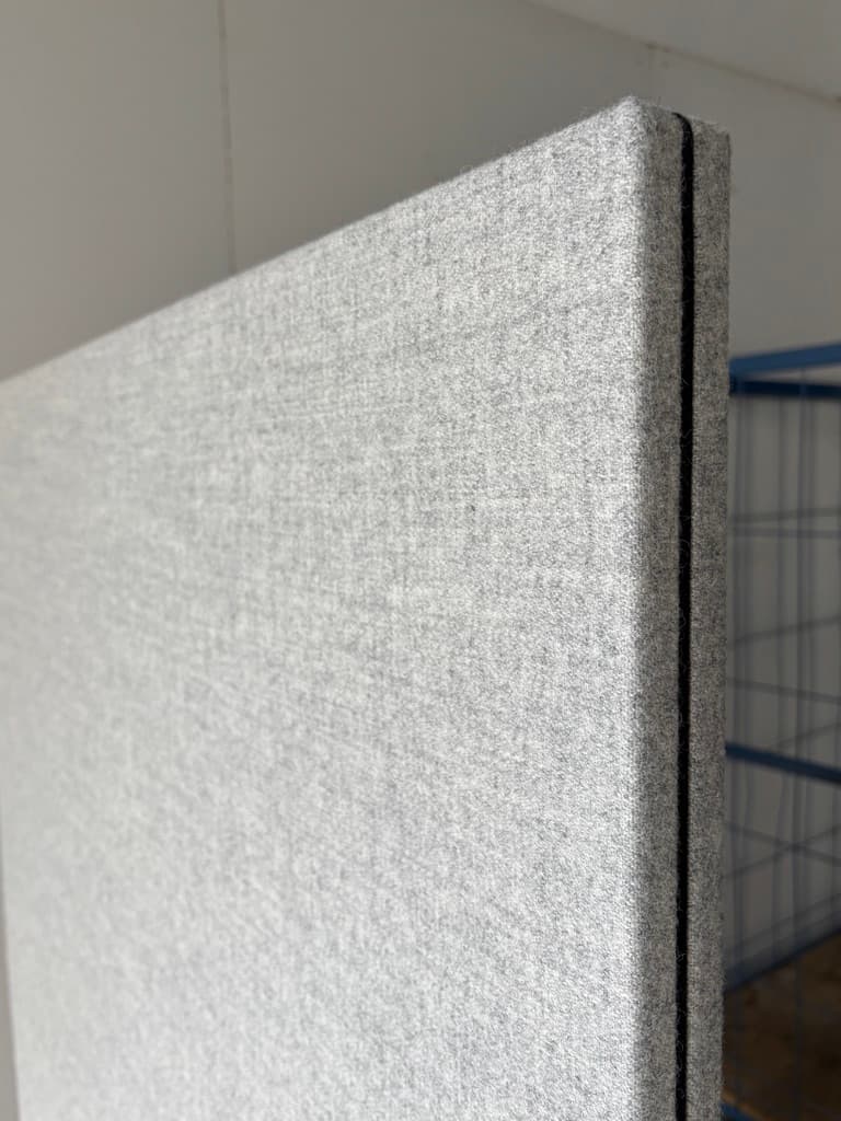 Panneau acoustique en tissu gris de 160 cm-2