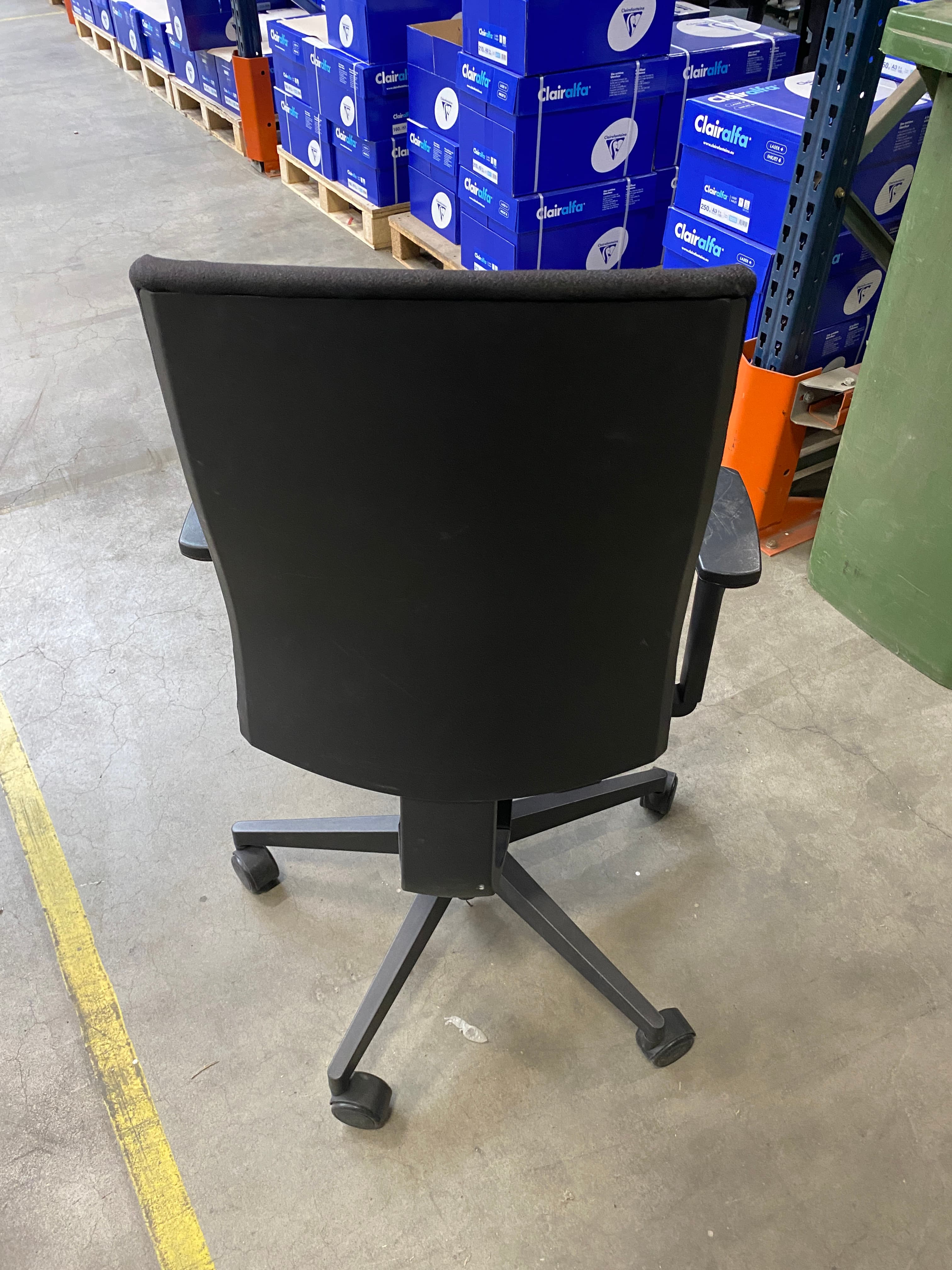 Girsberger Black office chair-1