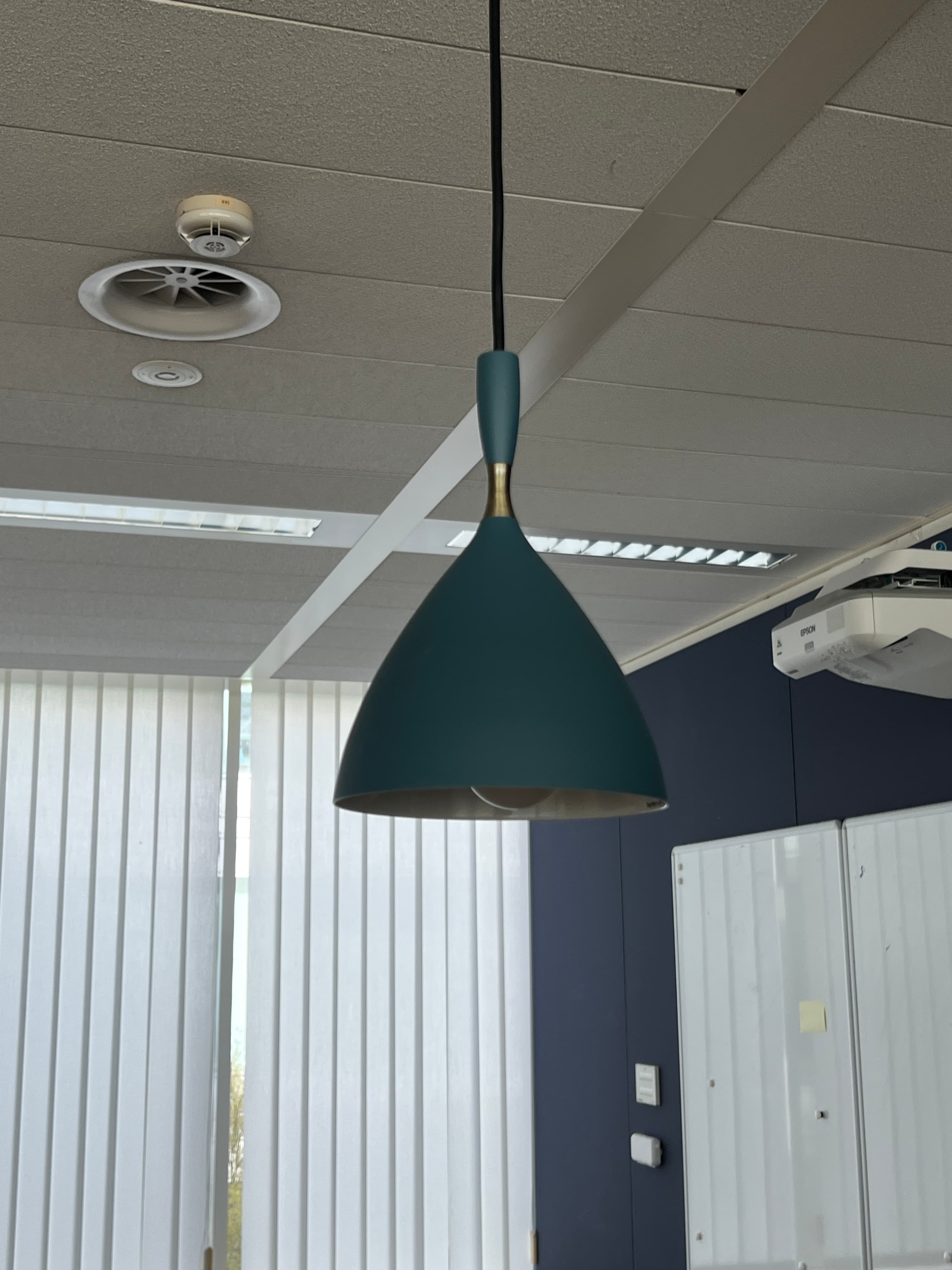 Lampe suspendue Dokka Northen Blue Metal