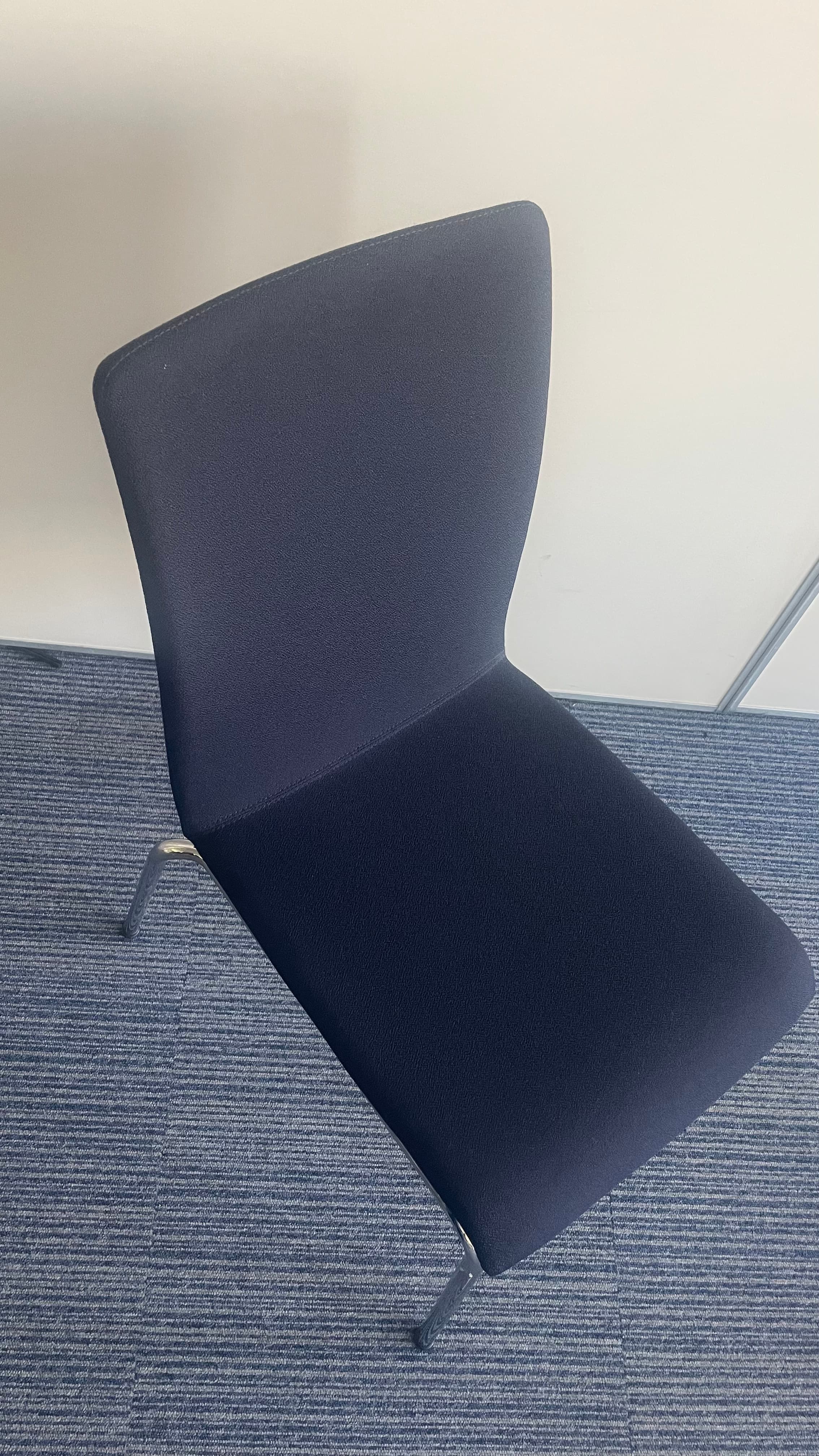 Narbutas Moon Black Fabric Chair-4