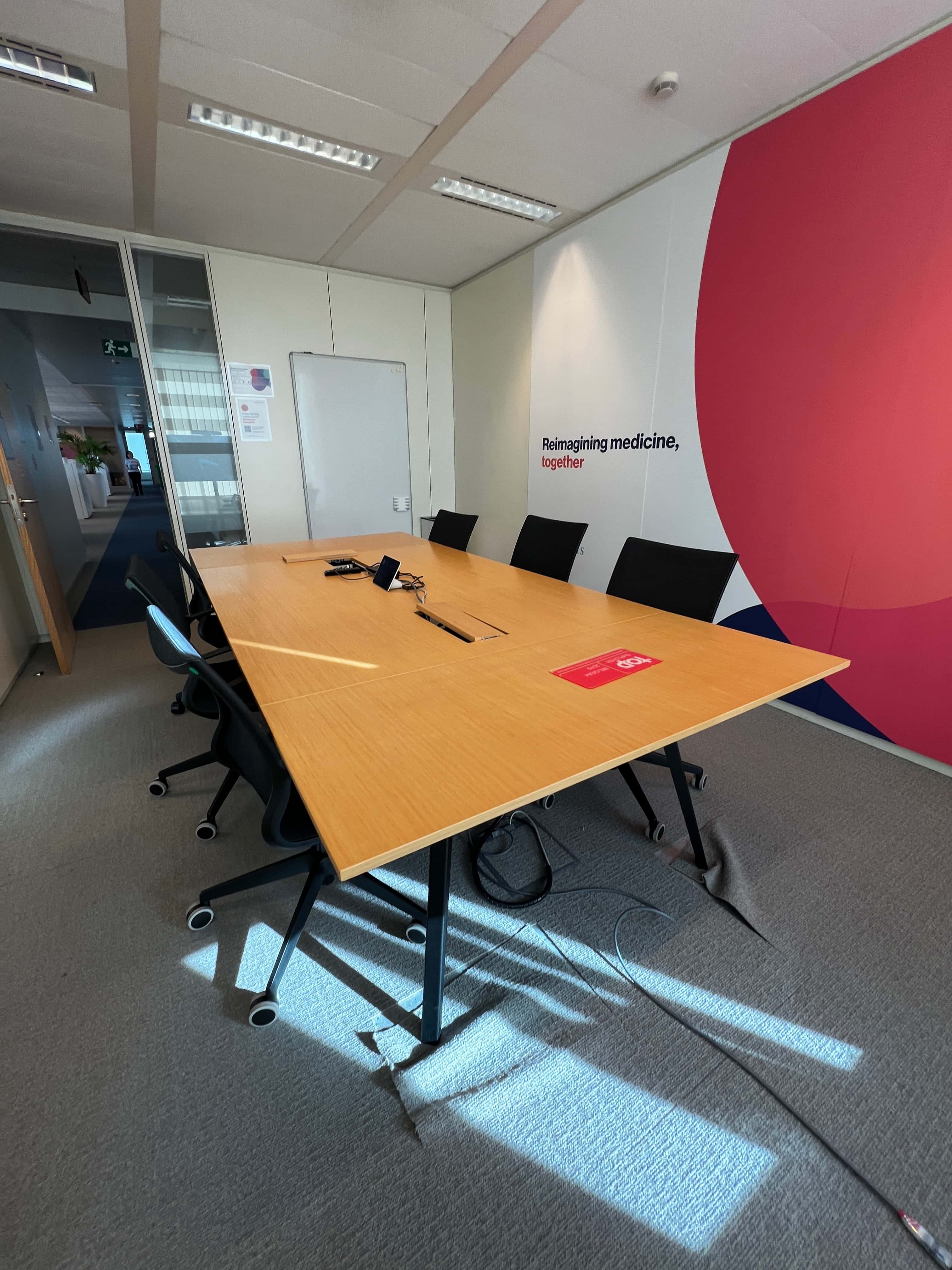 300cm Tan Wood Meeting Table product image