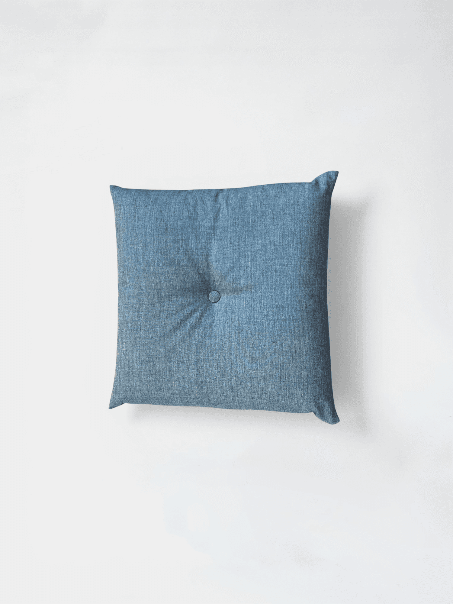 Coussin en tissu bleu-0