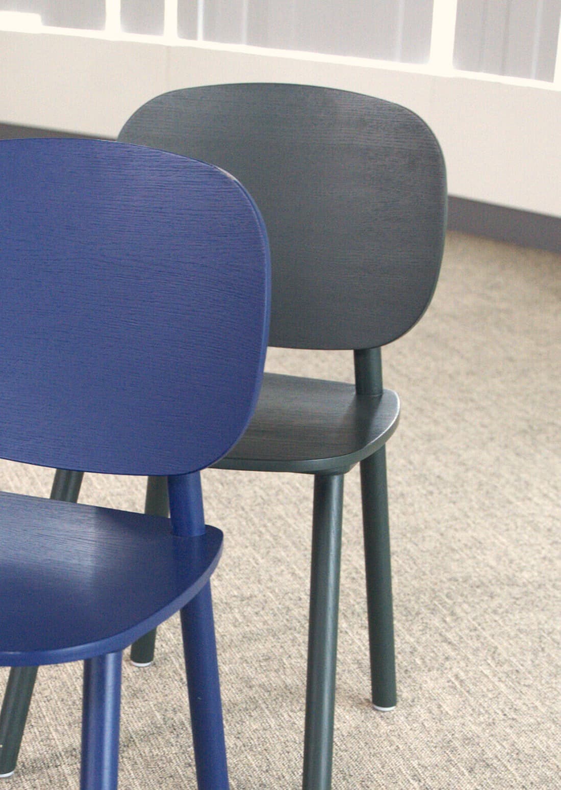 CRUSO Chaise de salle à manger en bois vert Forrest