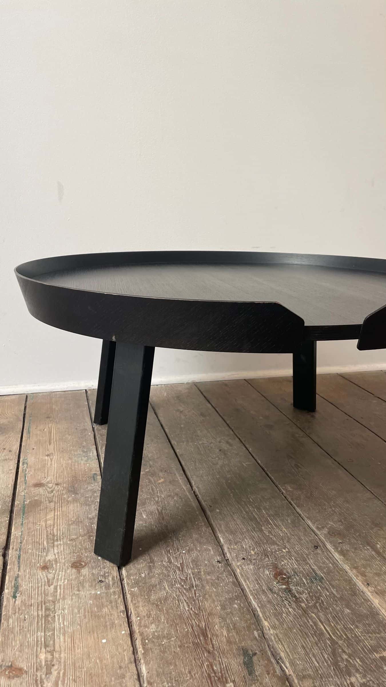 Muuto Black Wood Coffee Table by Thomas Bentzen product image