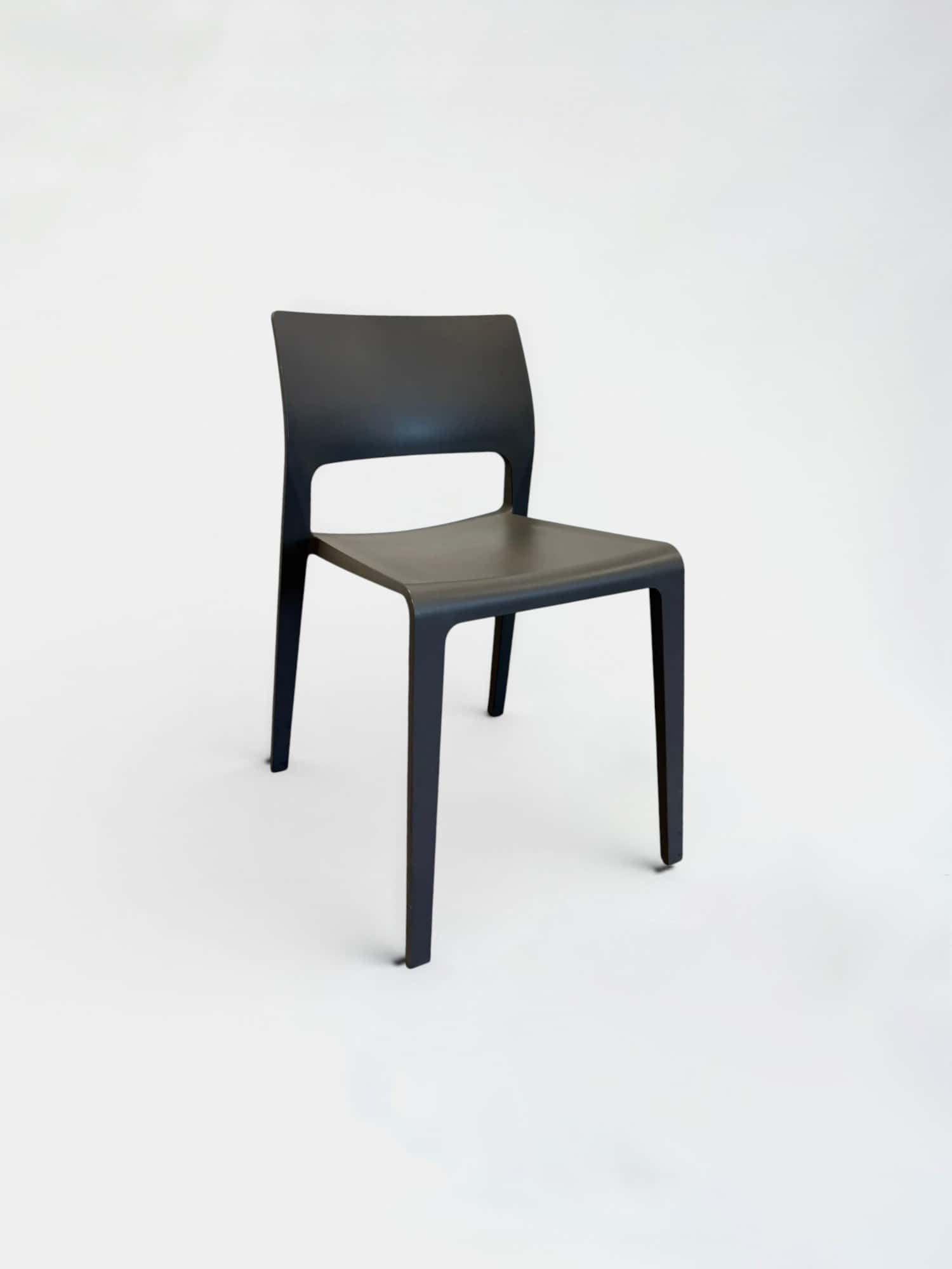 Arper - Juno 02 Gray Stackable Plastic Chair product image