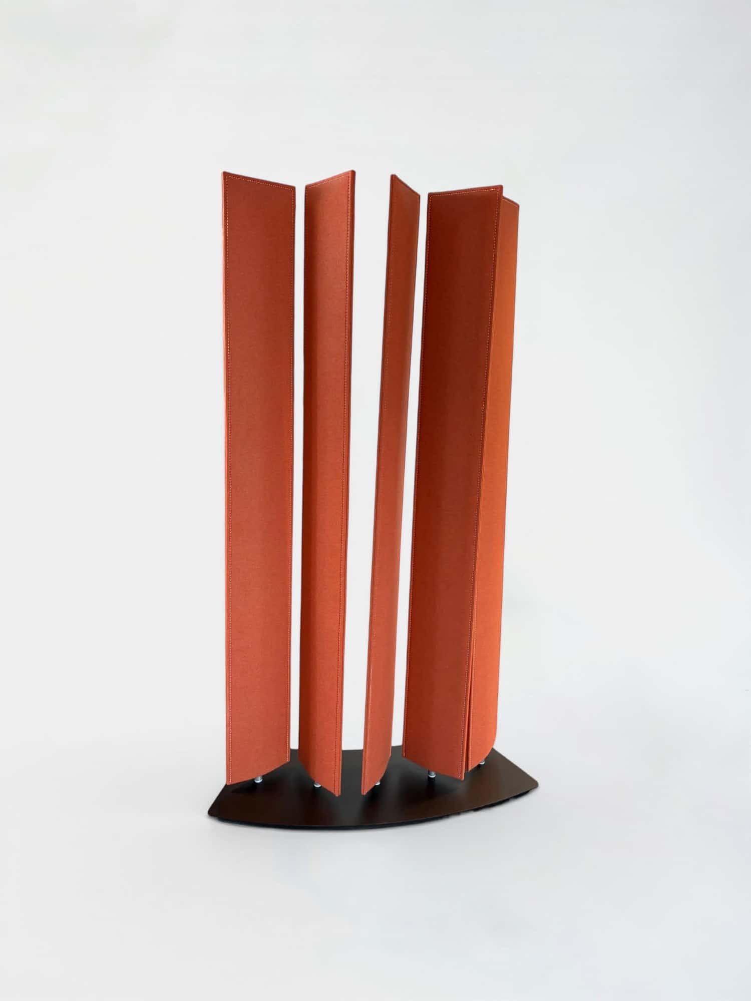 Buzzi Space - BuzziBlinds Orange Fabric Acoustic Arched Partition product image