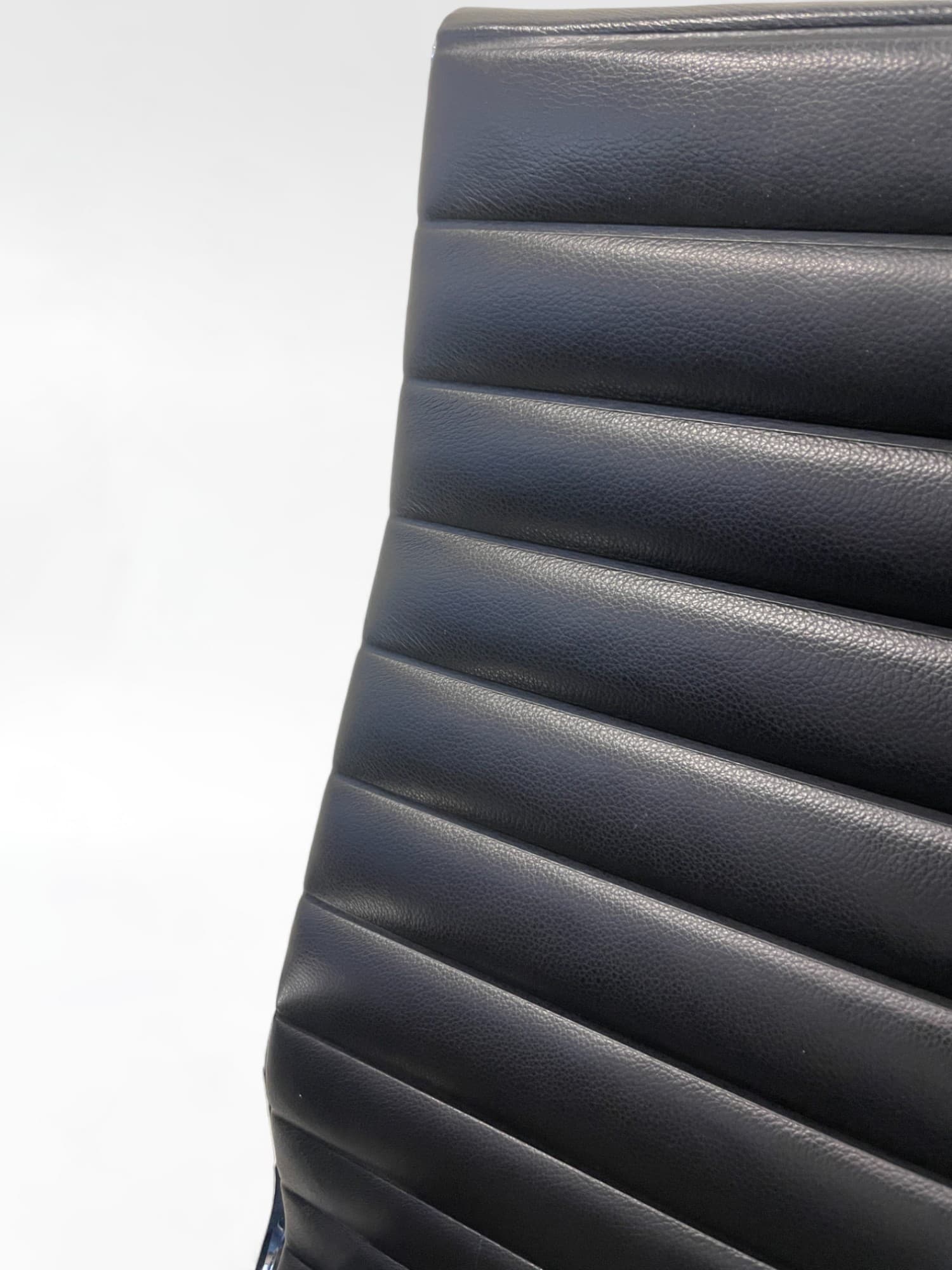 Vitra Eames Leather Black Chair EA119