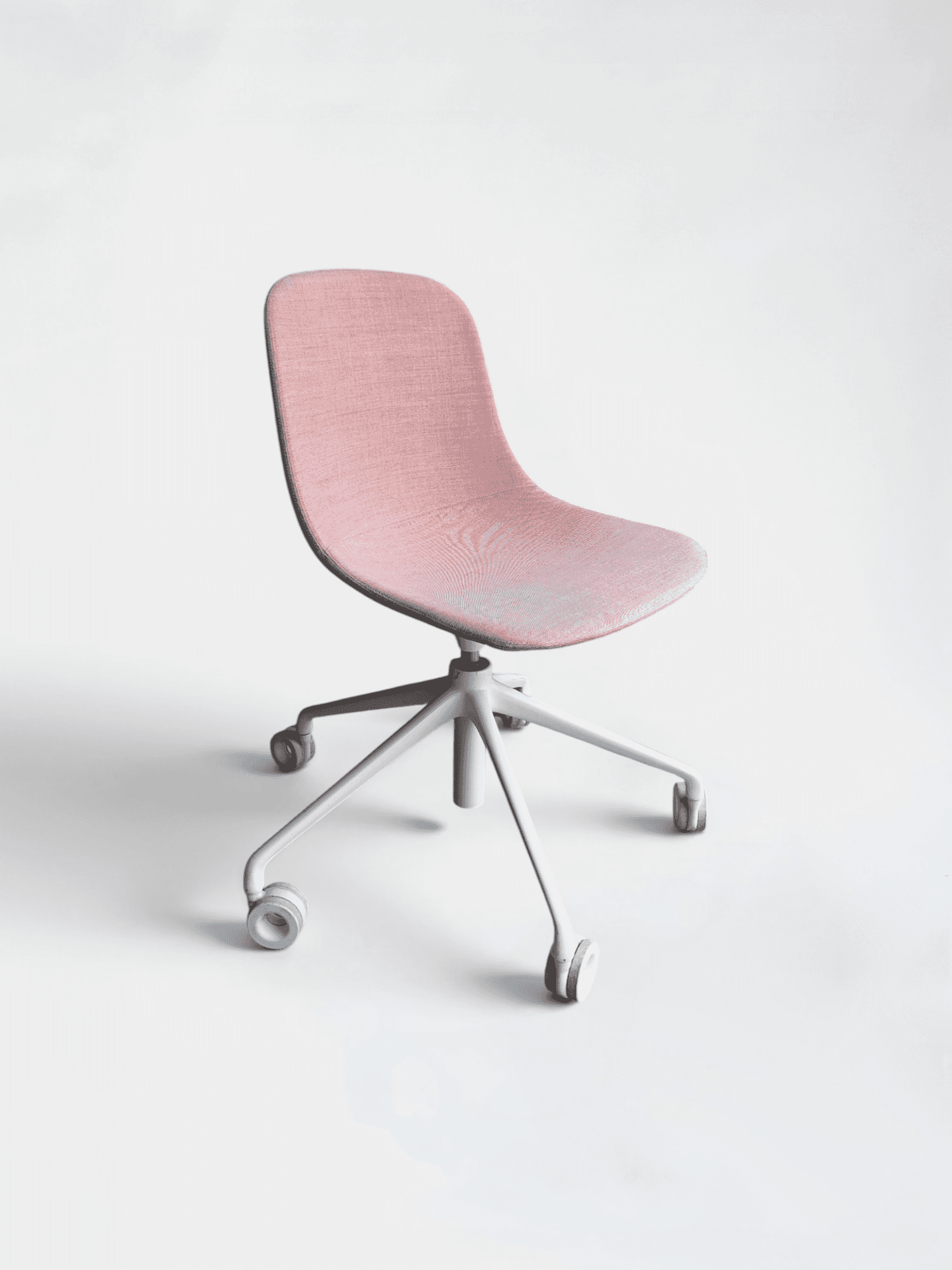Infiniti Pure Loop Mono Salmon Fabric Adjustable Office Chair on Wheels product image