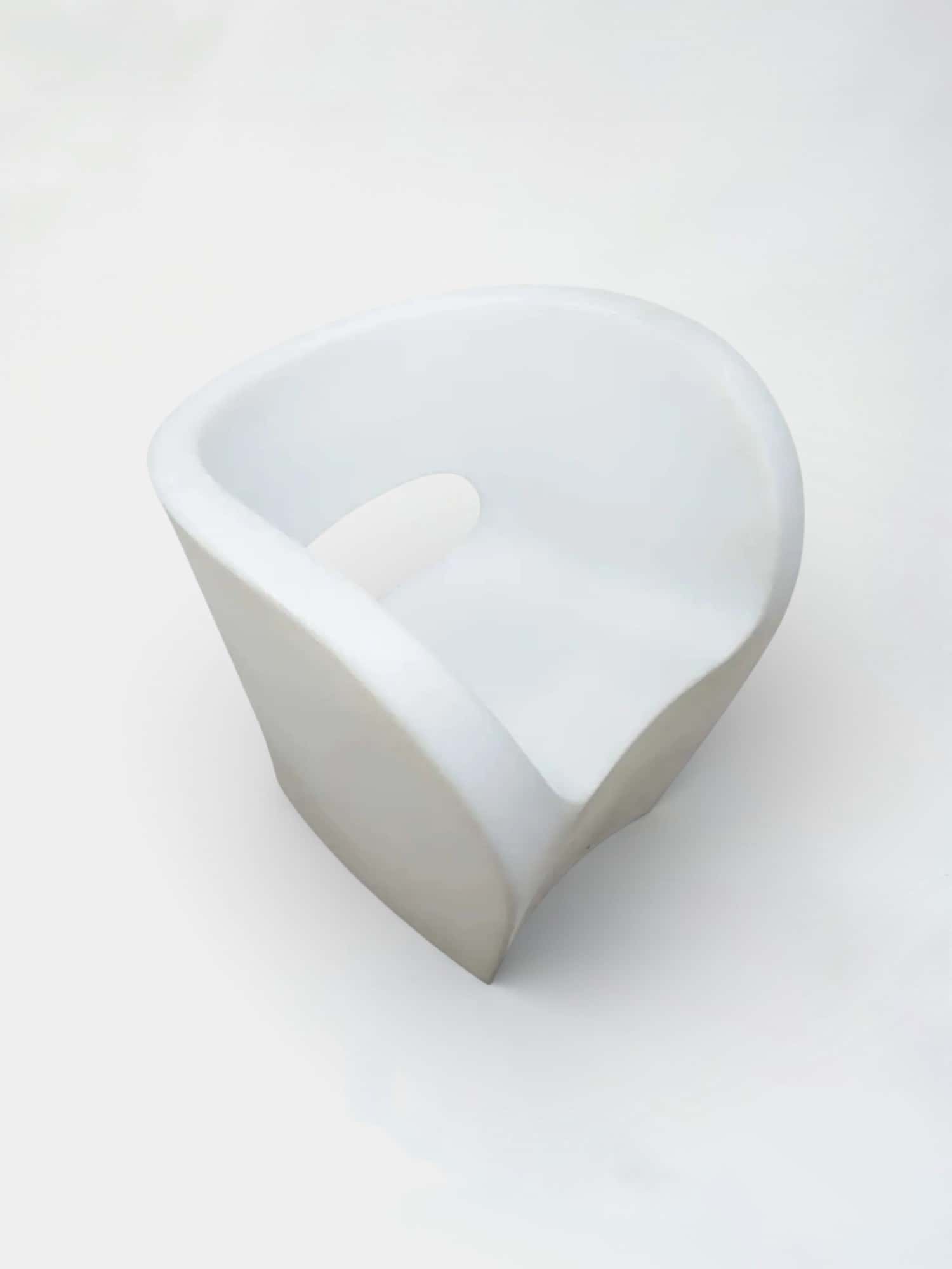 Moroso Little Albert White plastic chair outside product image