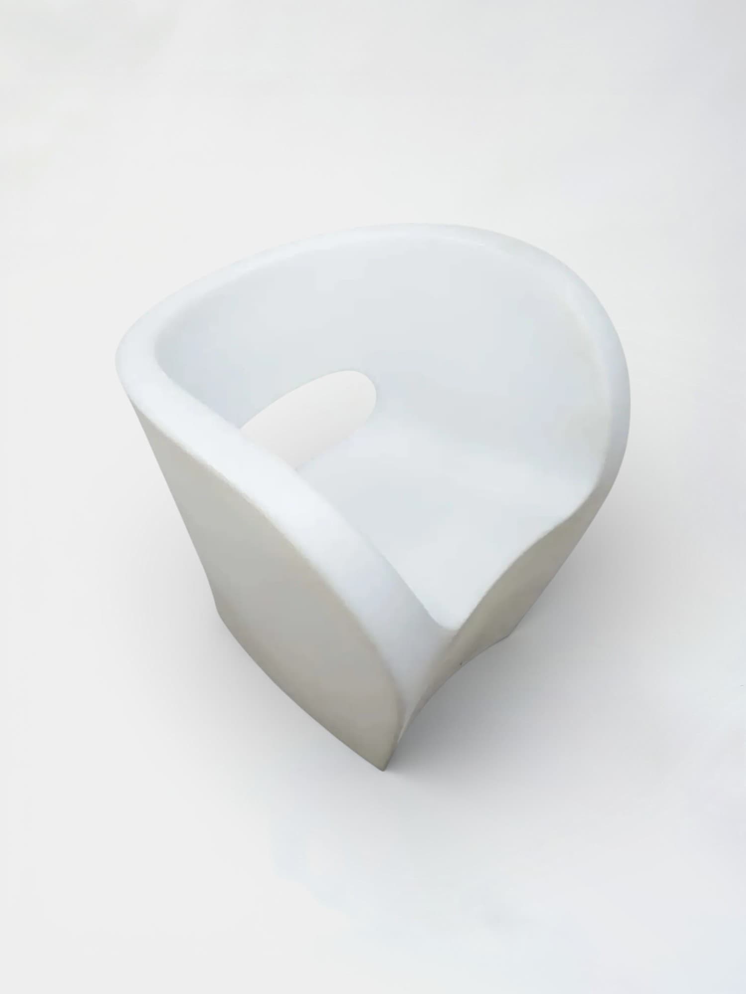 Moroso Little Albert White plastic chair outside-0