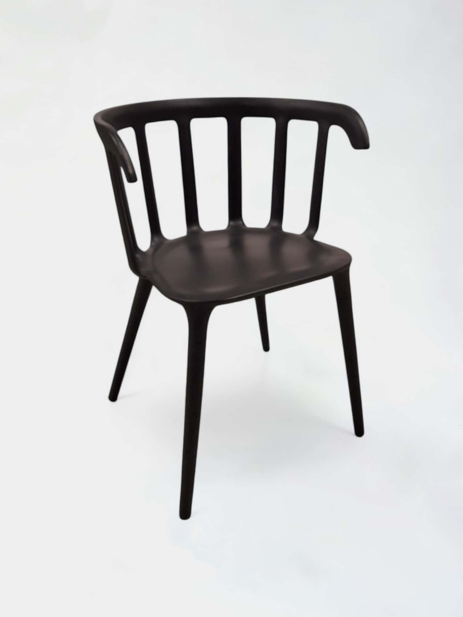 IKEA black outside plastic chair product image