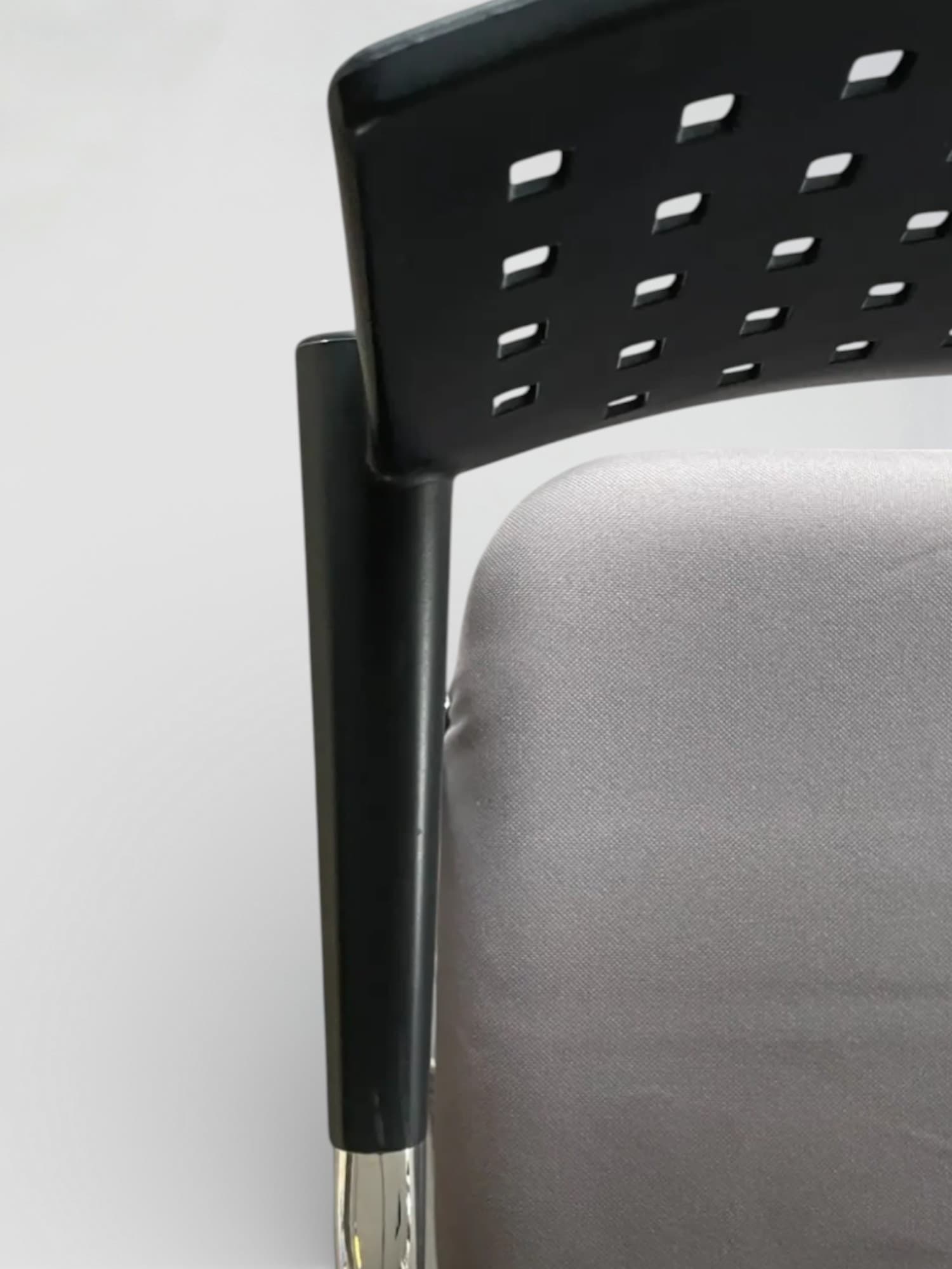 Vitra Visaroll donkergrijs met zwarte achterkant Antonio Citterio