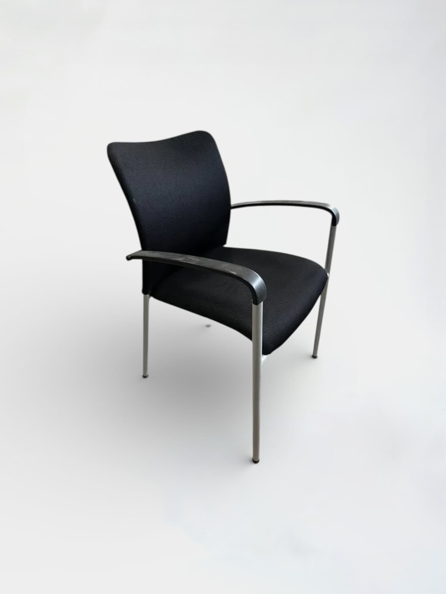 Chaise de réunion noire-0