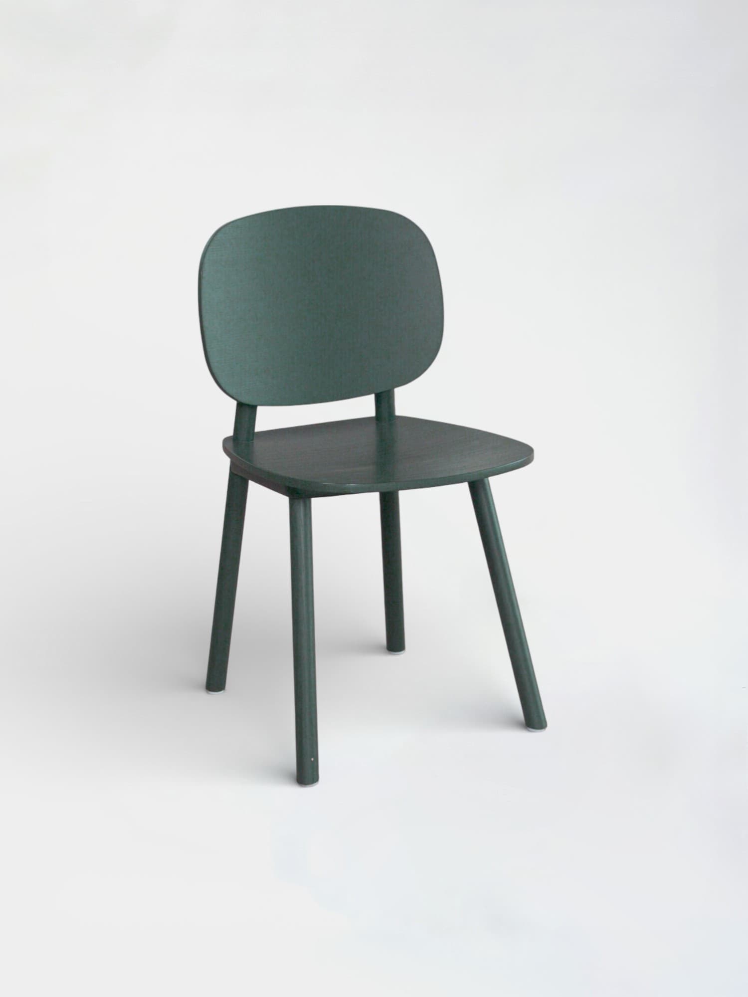 CRUSO Chaise de salle à manger en bois vert Forrest