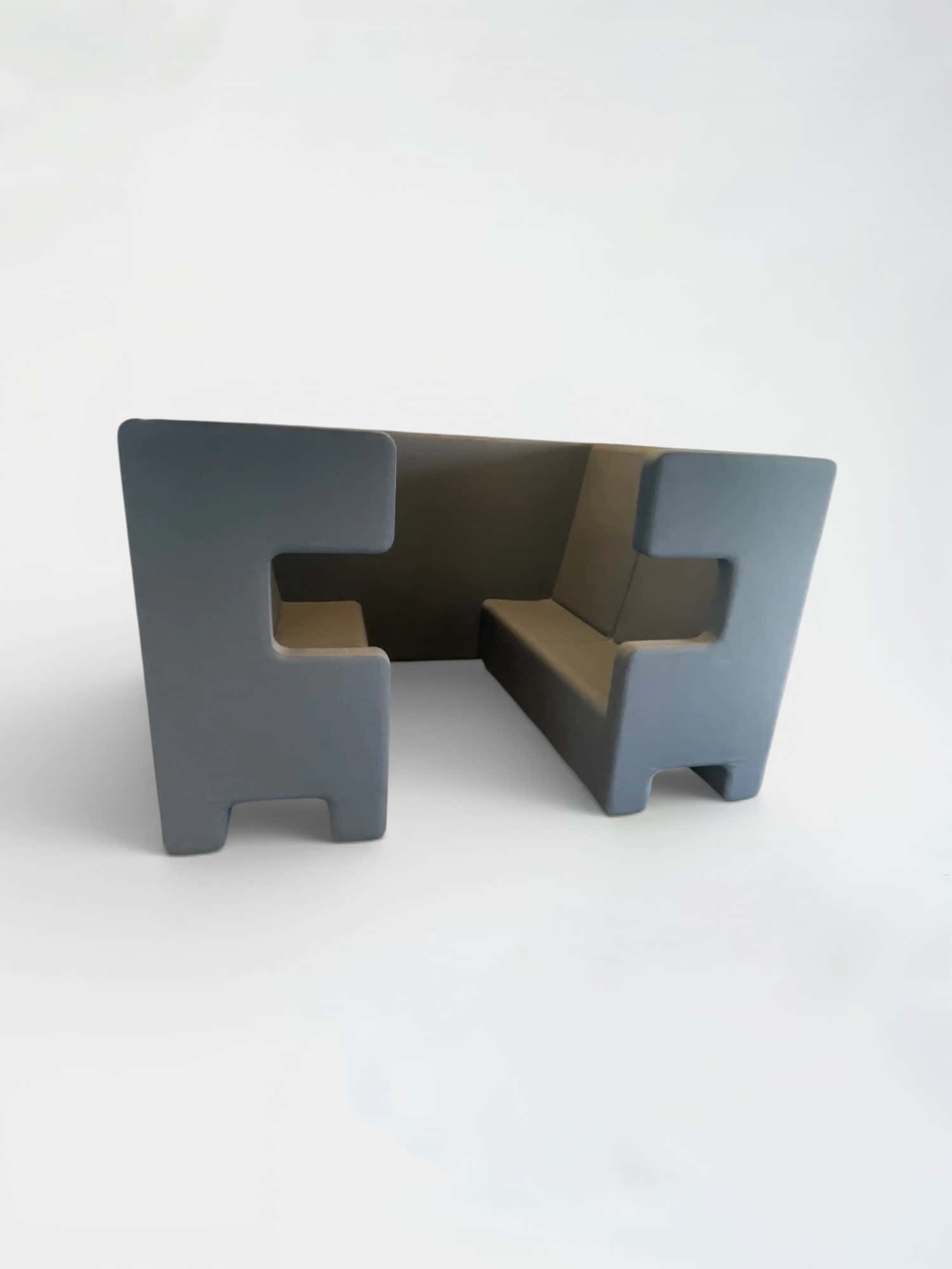 Ahrend Loungscape Gray Blue Fabric Acoustic Alcove product image